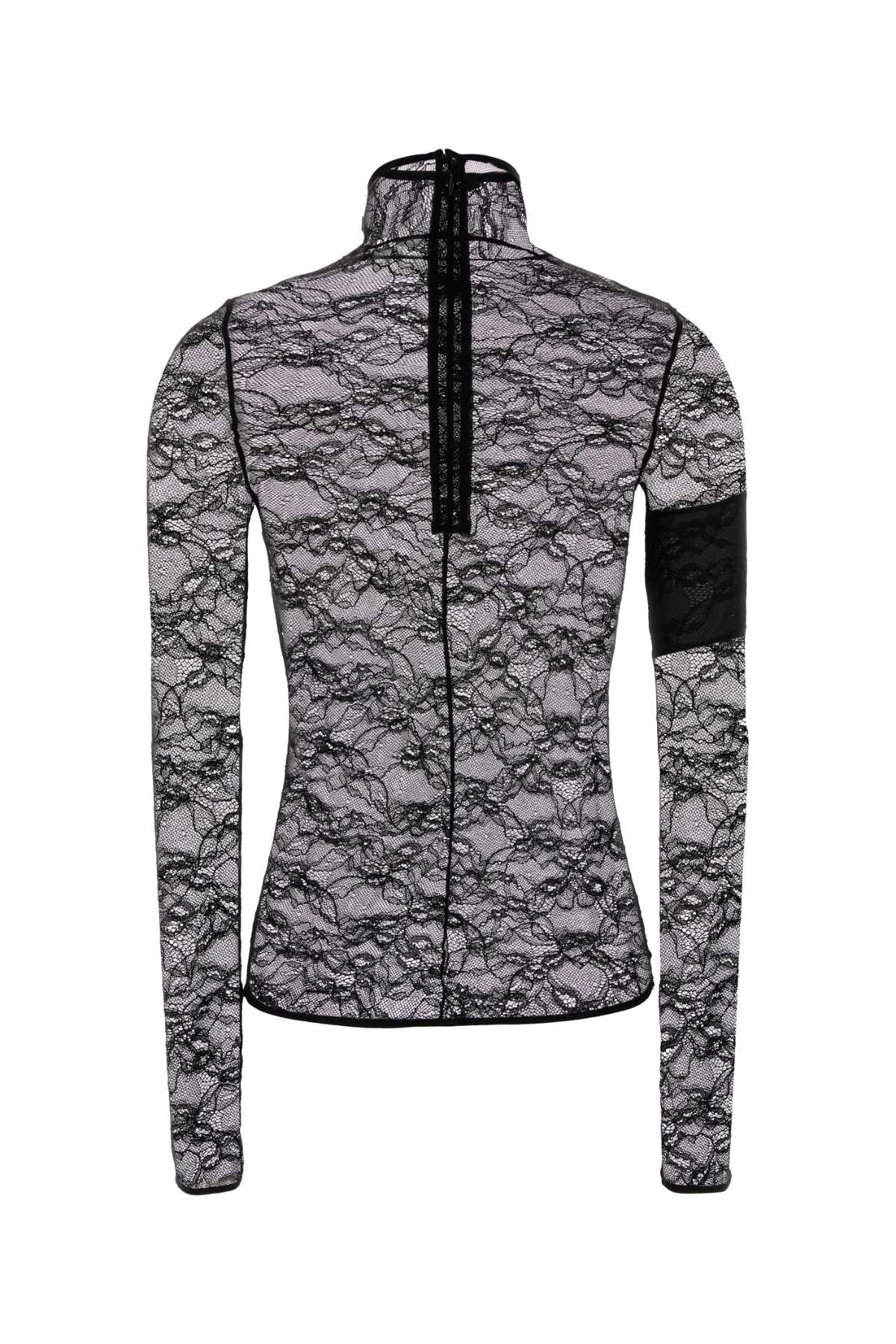 COURREGES Stretch Lace Mini Top for Women