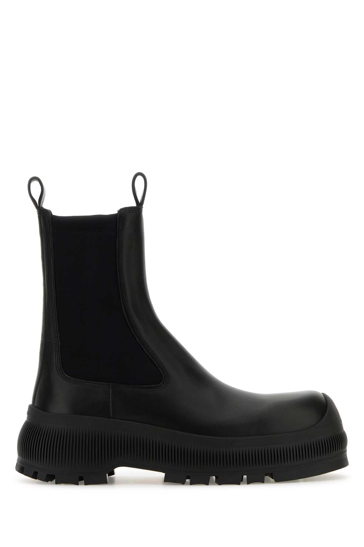 JIL SANDER Elegant Leather Chelsea Ankle Boots for Women