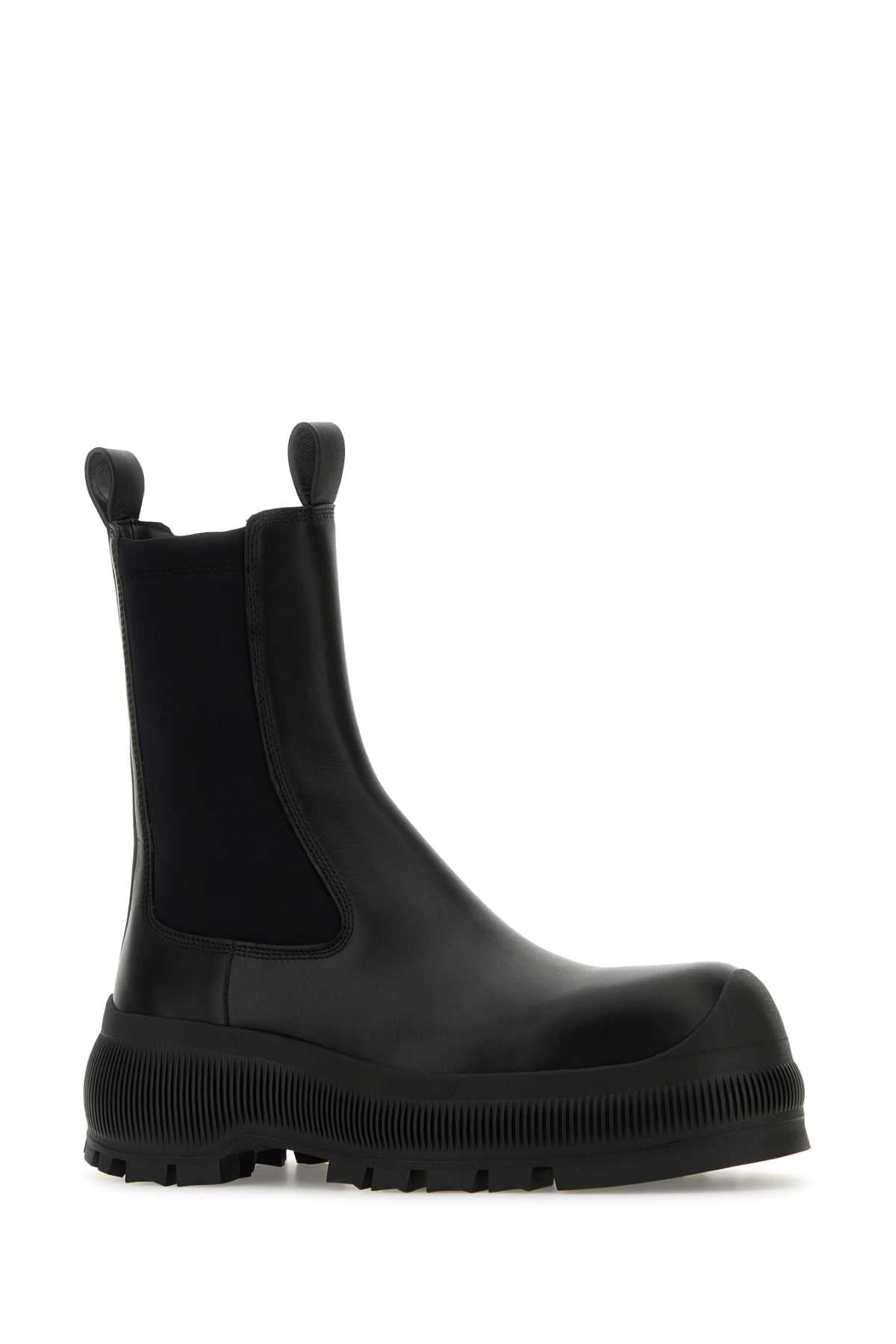 JIL SANDER Elegant Leather Chelsea Ankle Boots for Women