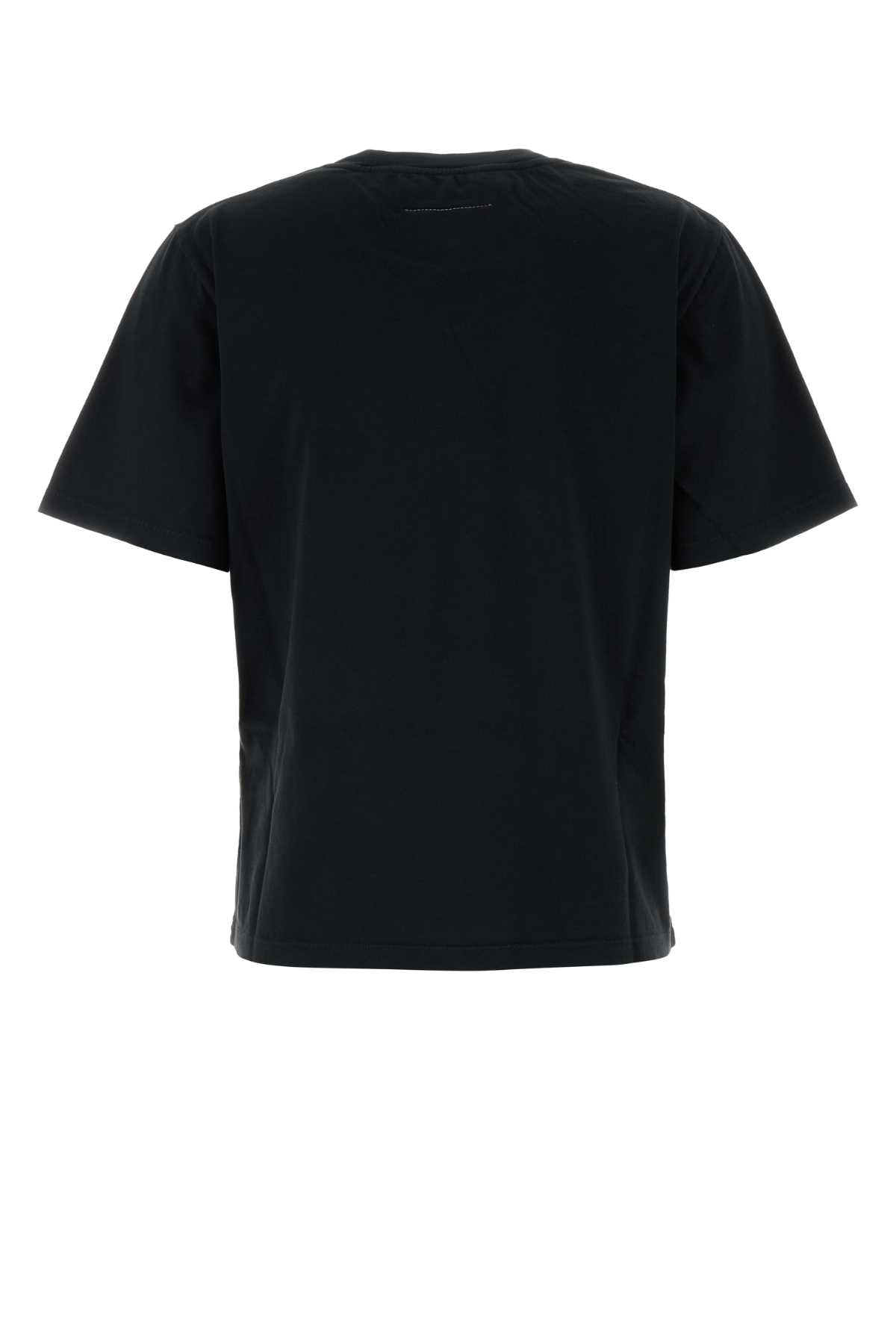 MM6 MAISON MARGIELA Slate Cotton T-Shirt - FW25 Collection for Women