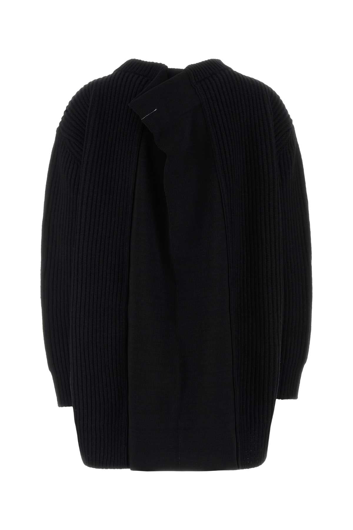 MM6 MAISON MARGIELA Oversized Stretch Wool Blend Sweater
