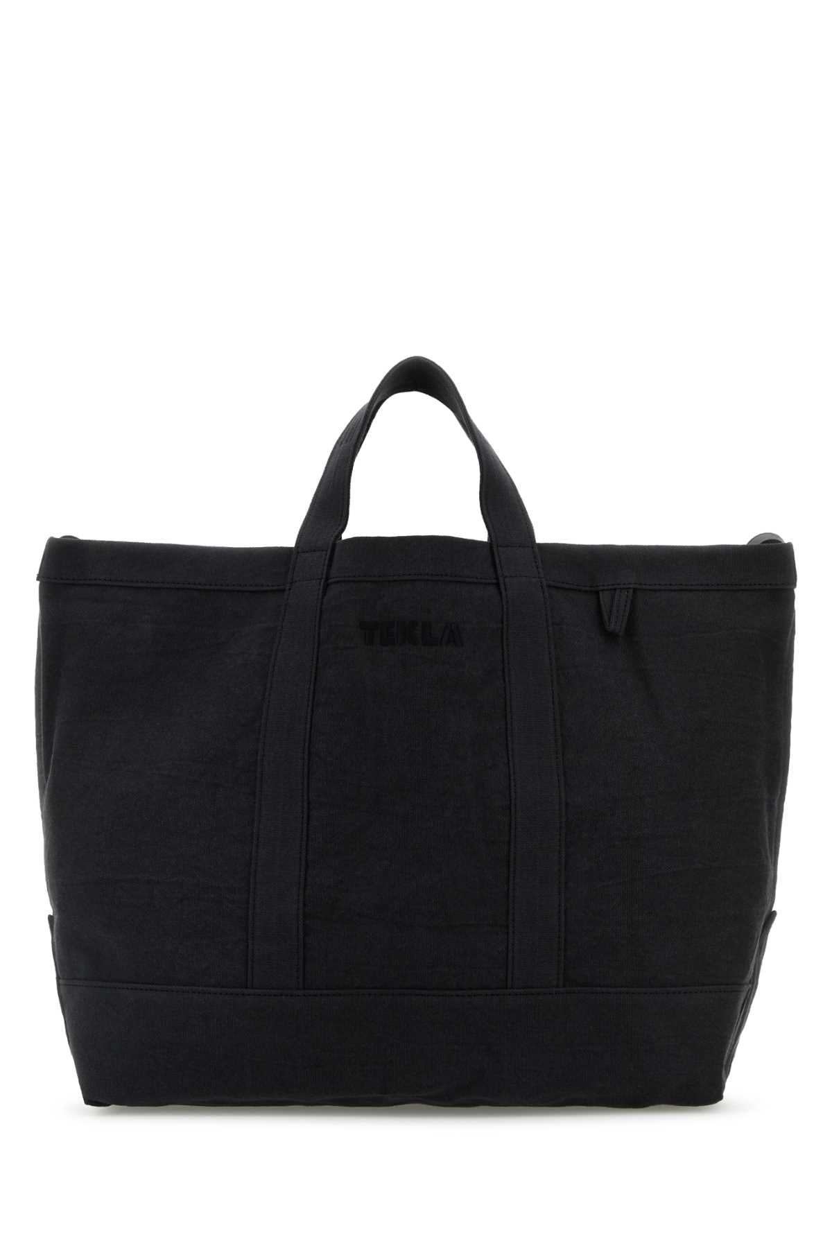 TEKLA Slate Canvas Shopping Handbag - 41x35x20 cm