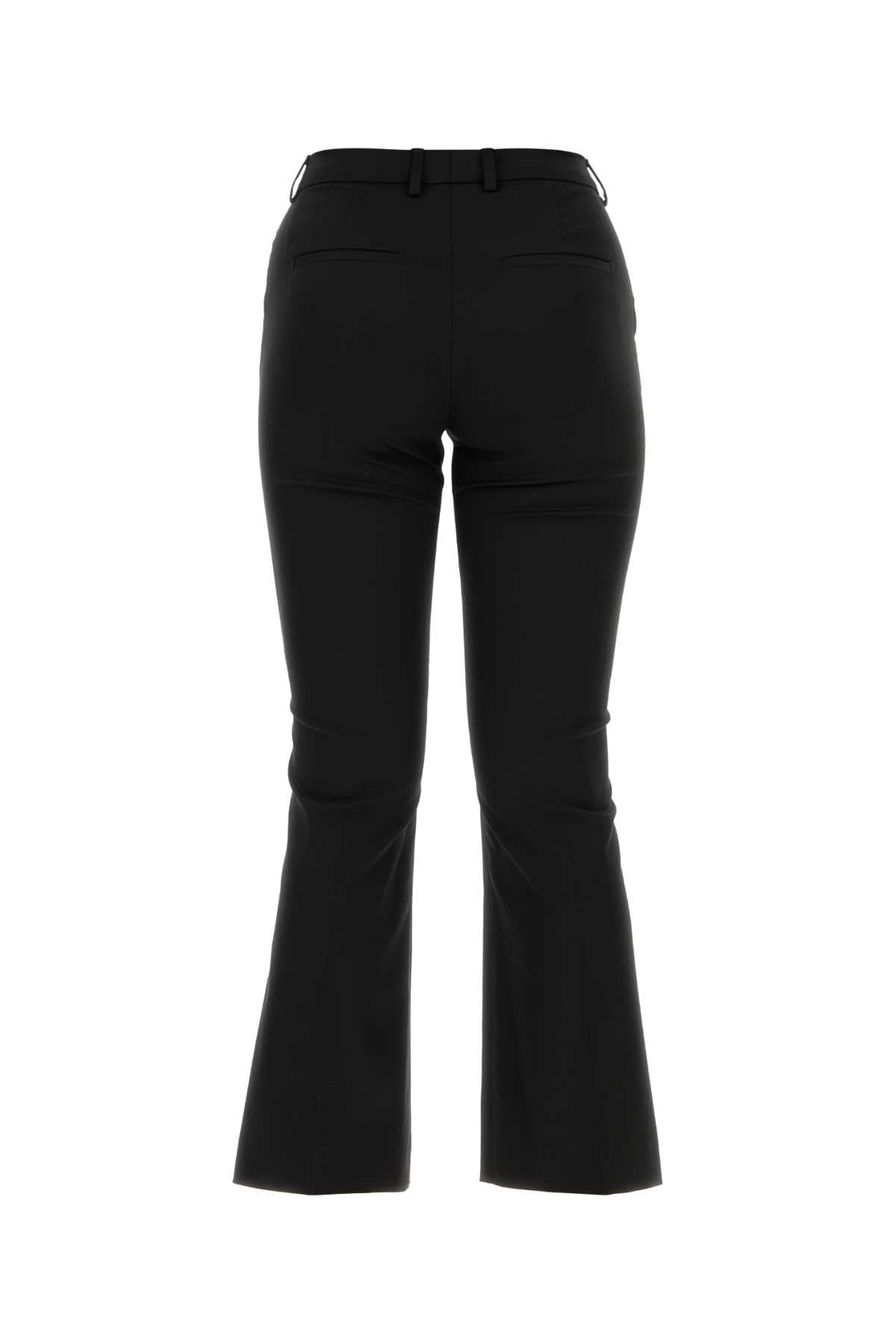 PT TORINO Women's Black Stretch Polyester Blend Pants