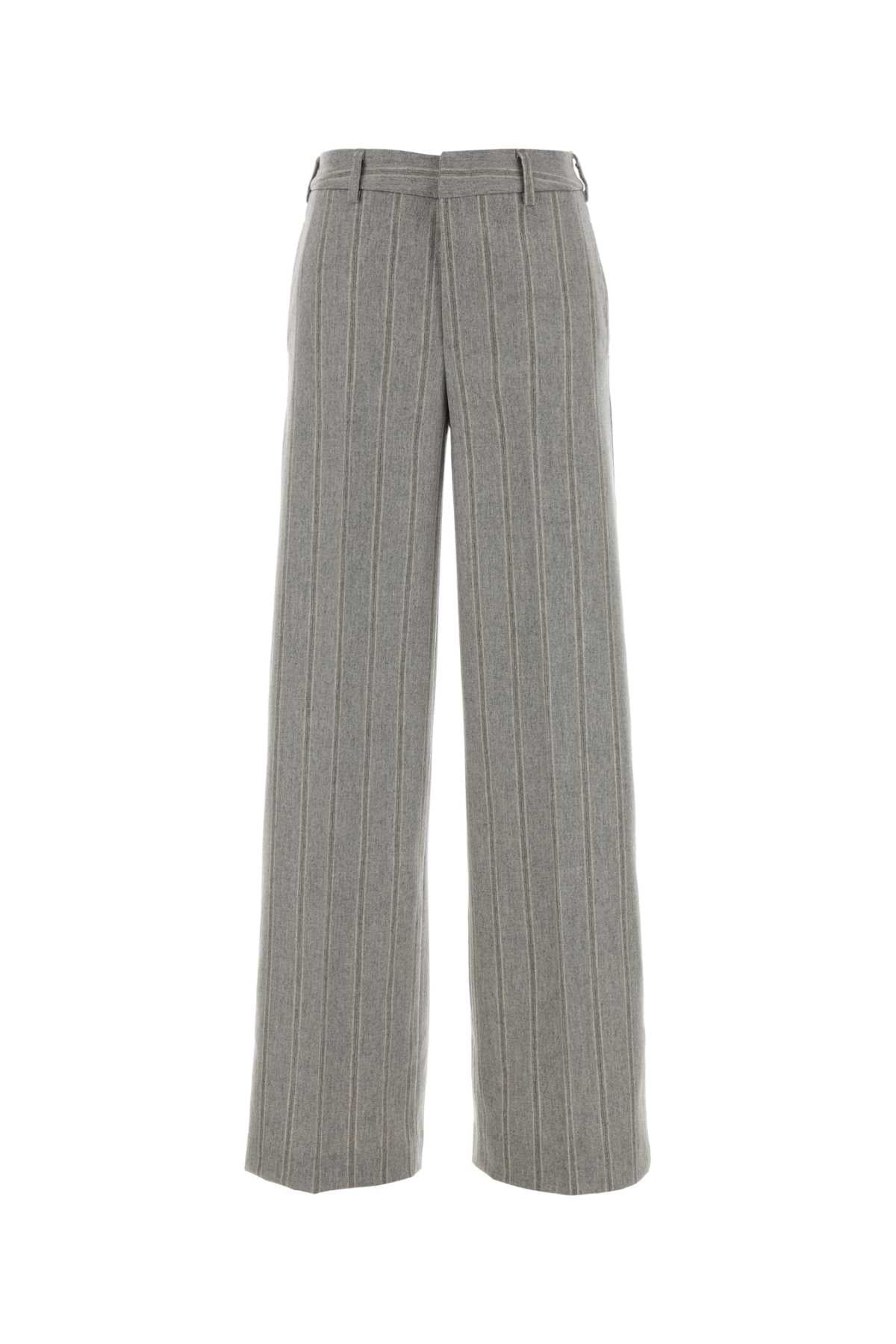 PT TORINO Embroidered Stretch Wool Blend Palazzo Pant – Fall 2025