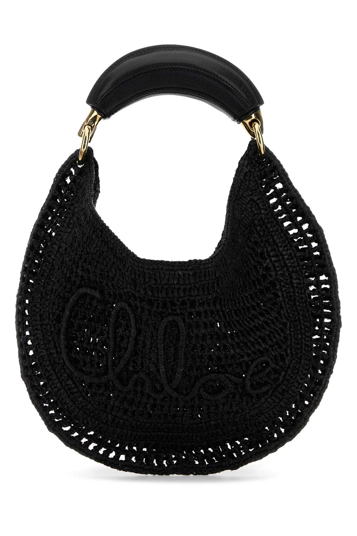 CHLOE Mini Raffia Banana Handbag - 36 cm Width
