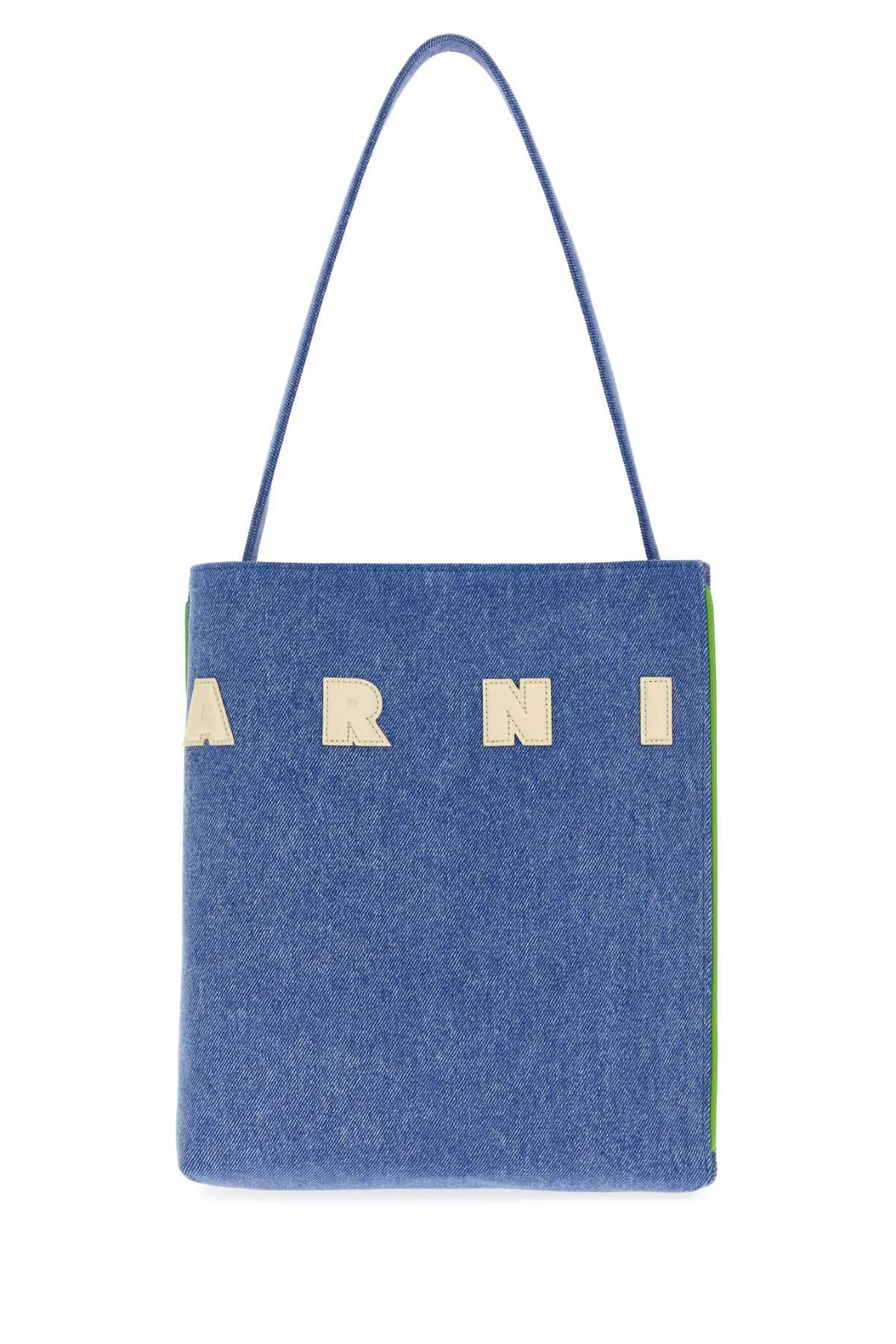 MARNI Mini Denim Shoulder Handbag
