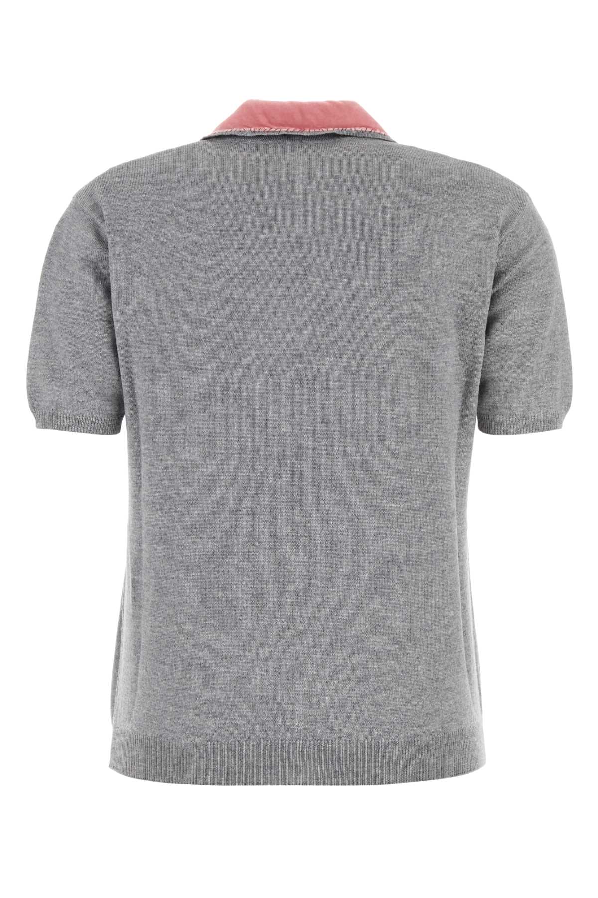 MARNI Women's Wool Polo Shirt - Classic Fit