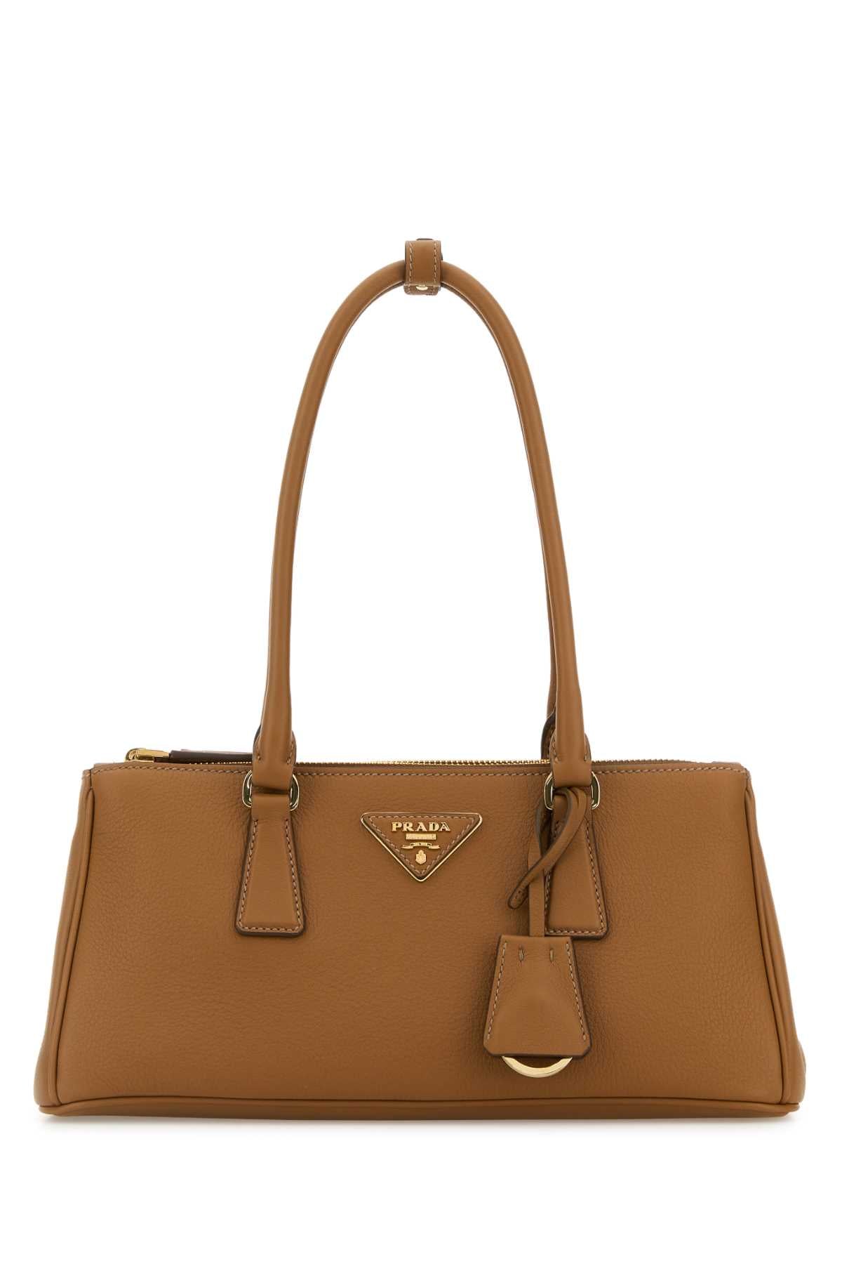 PRADA Leather Shoulder Handbag - 30 cm Width