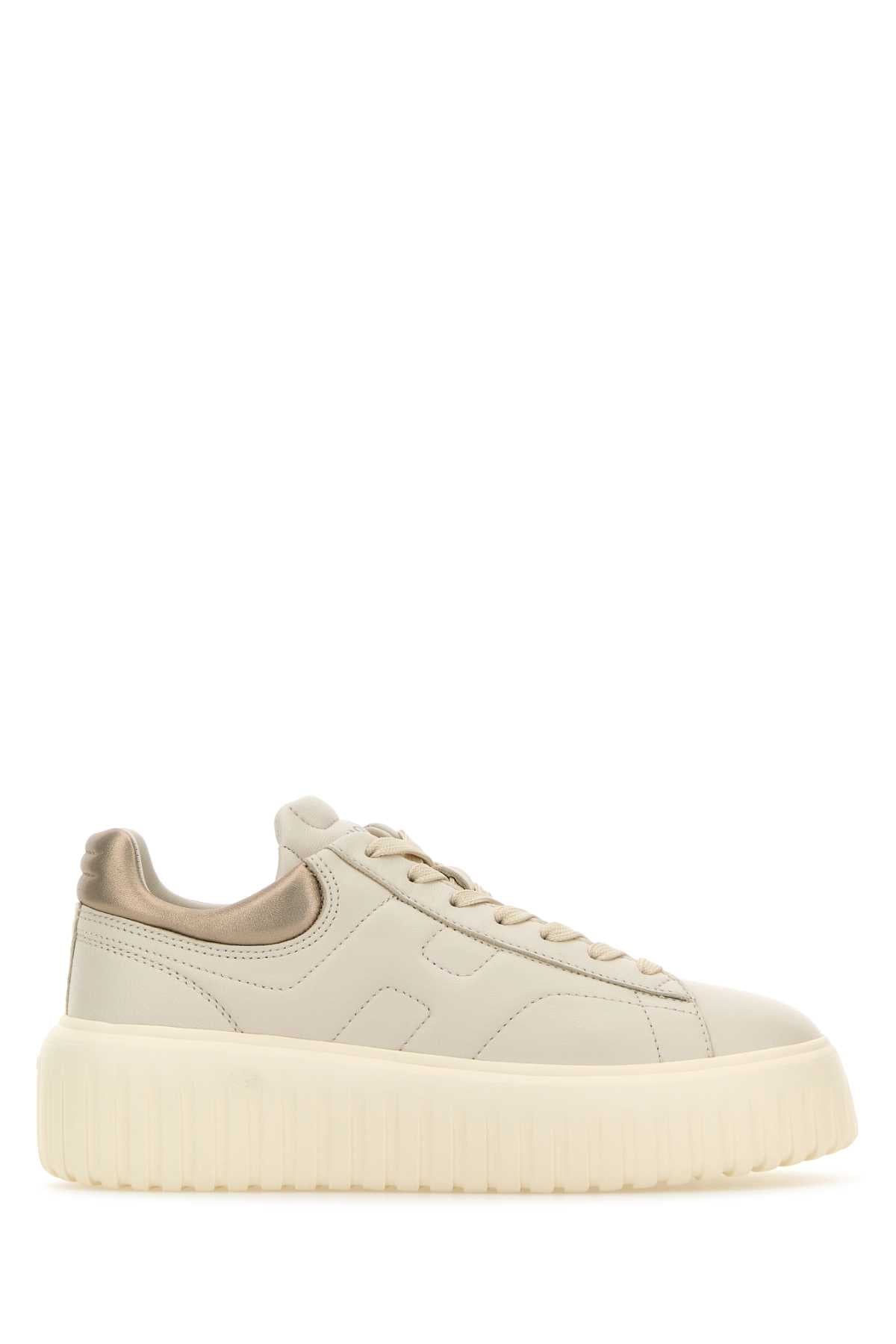 HOGAN Nappa Leather H-Stripes Sneaker for Women