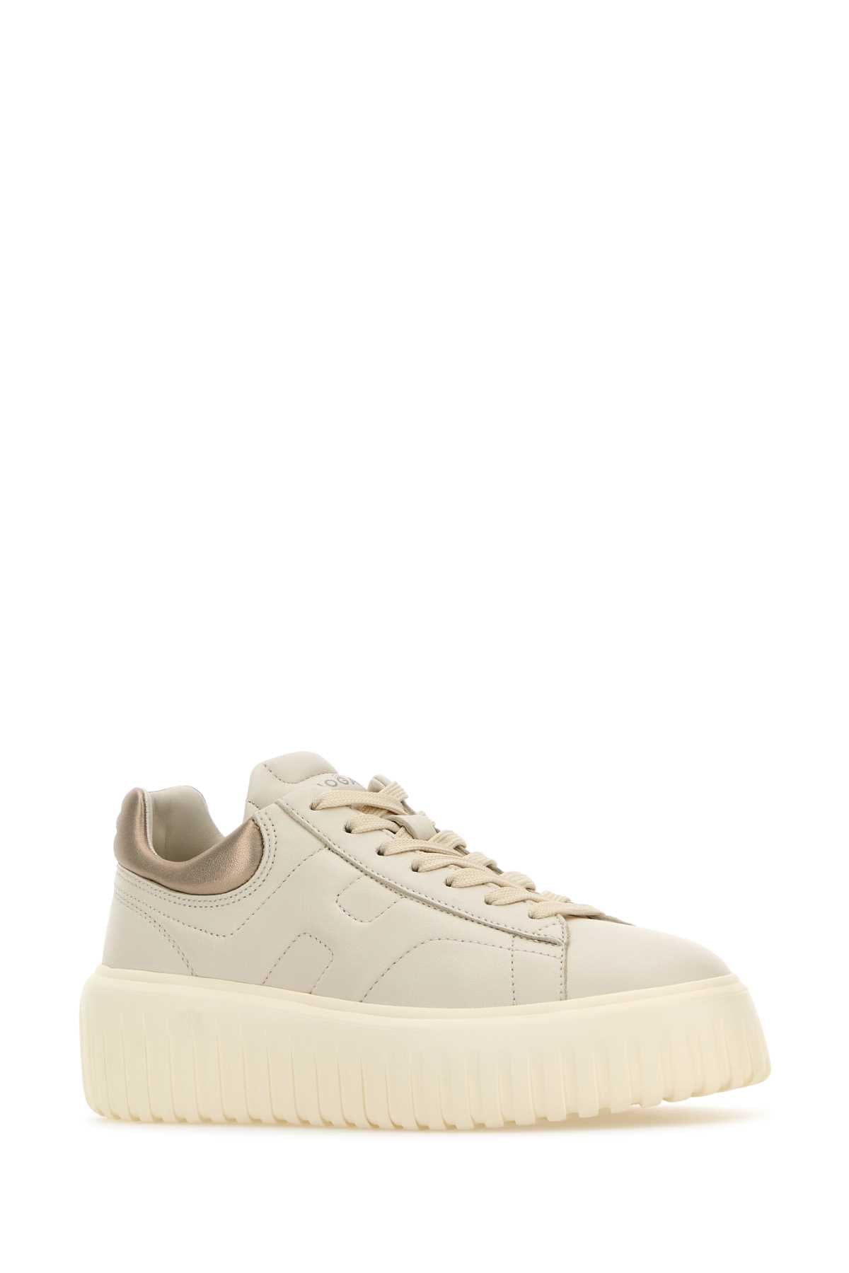 HOGAN Nappa Leather H-Stripes Sneaker for Women
