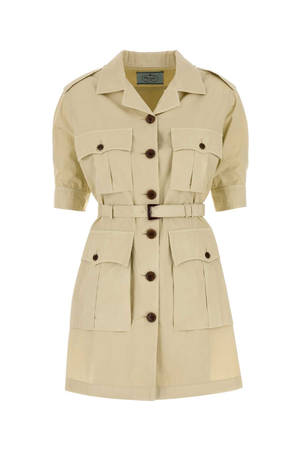 PRADA Chic Poplin Shirt Dress for Women
