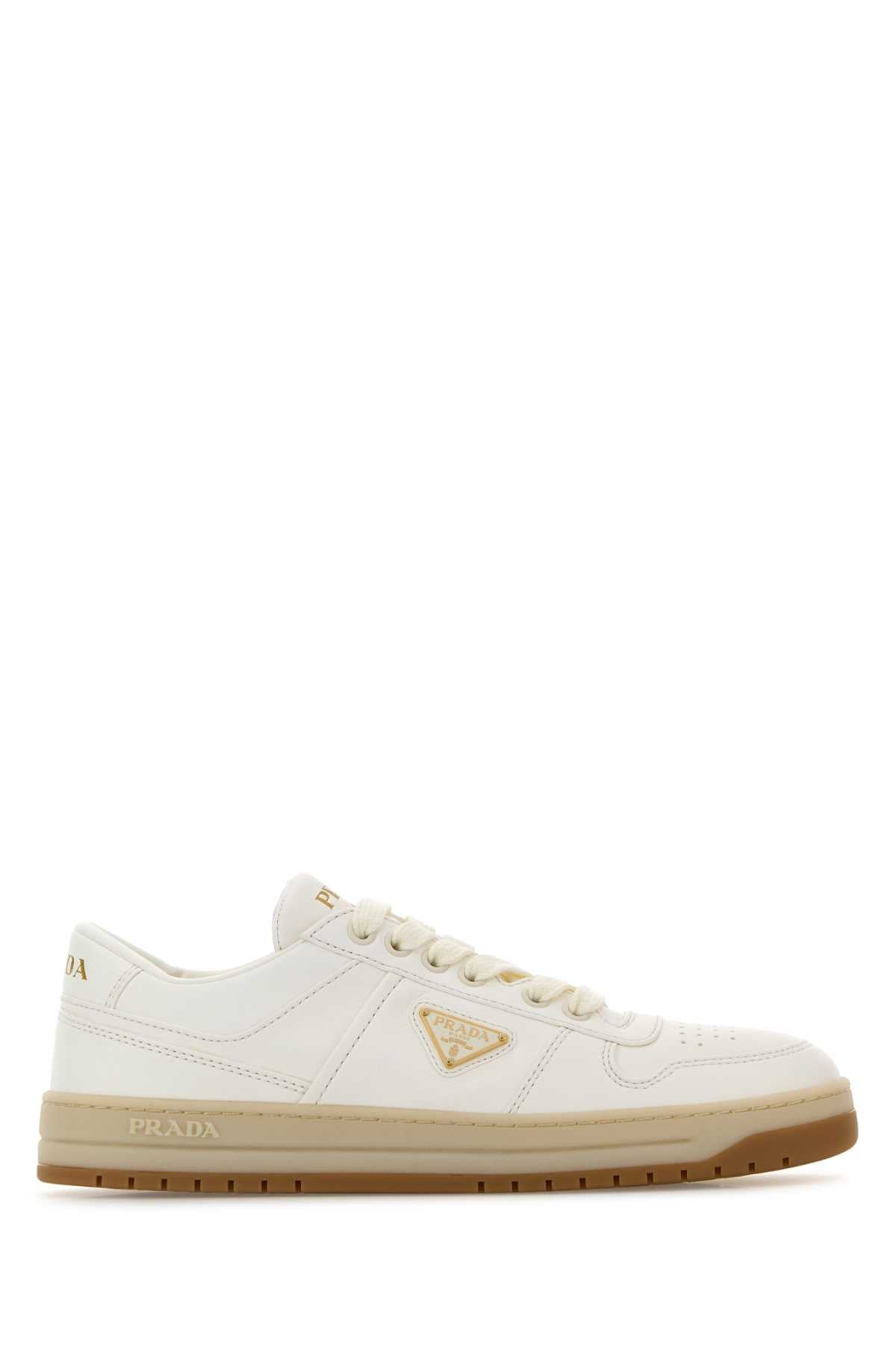 PRADA Nappa Leather Downtown Sneaker for Women