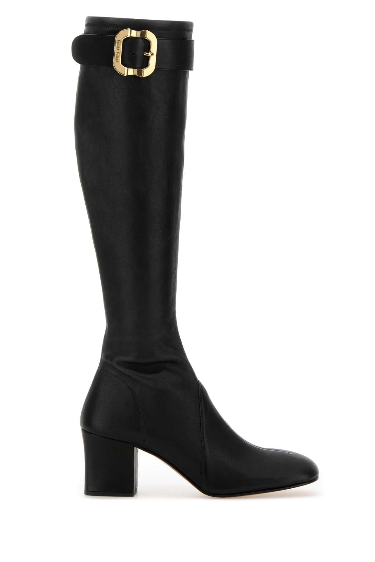 MIU MIU Nappa Leather Ankle Boots with 7 cm Heel Height