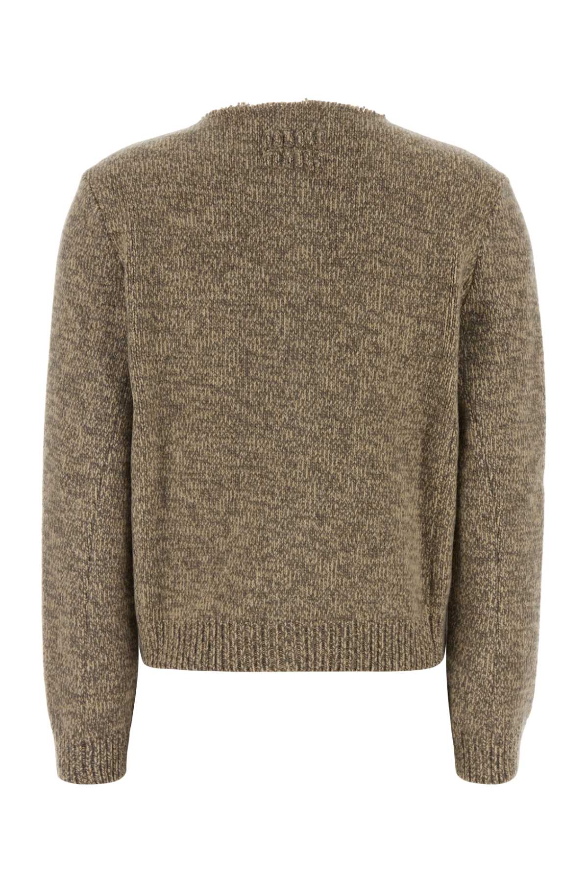 MIU MIU Two-Tone Wool Cardigan for Women