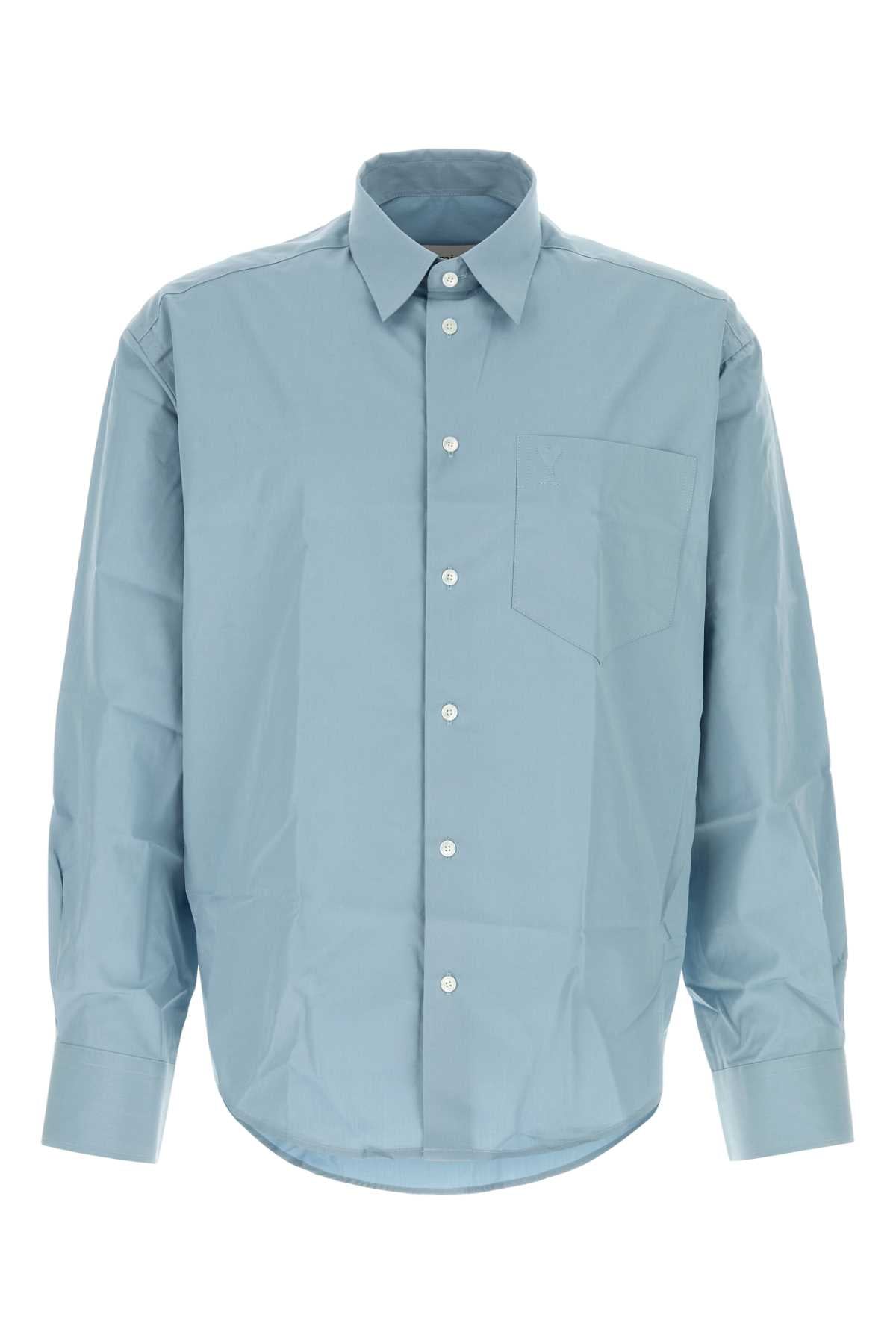 AMI Light Poplin Shirt for Men