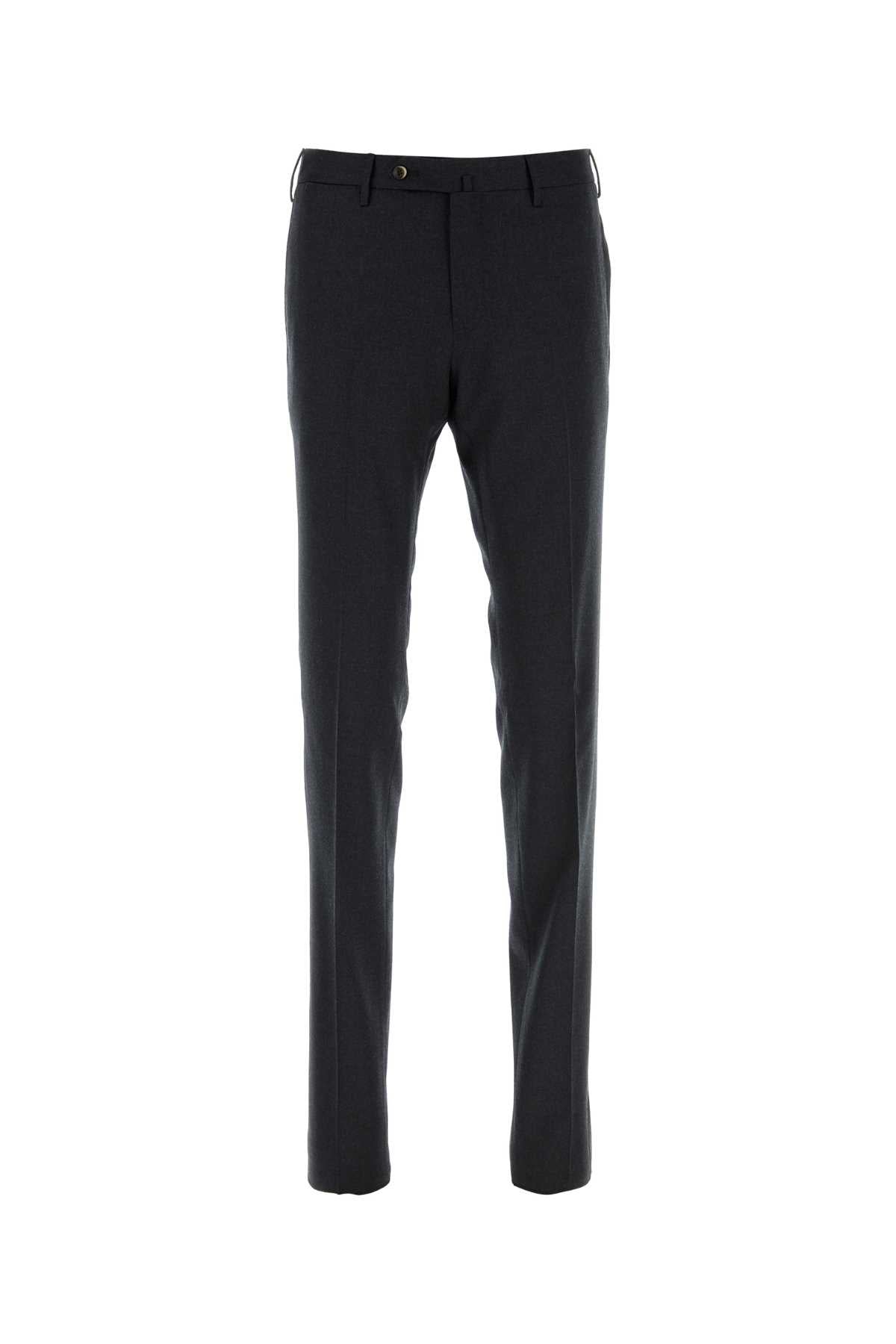 PT TORINO Slate Stretch Virgin Wool Pants for Men