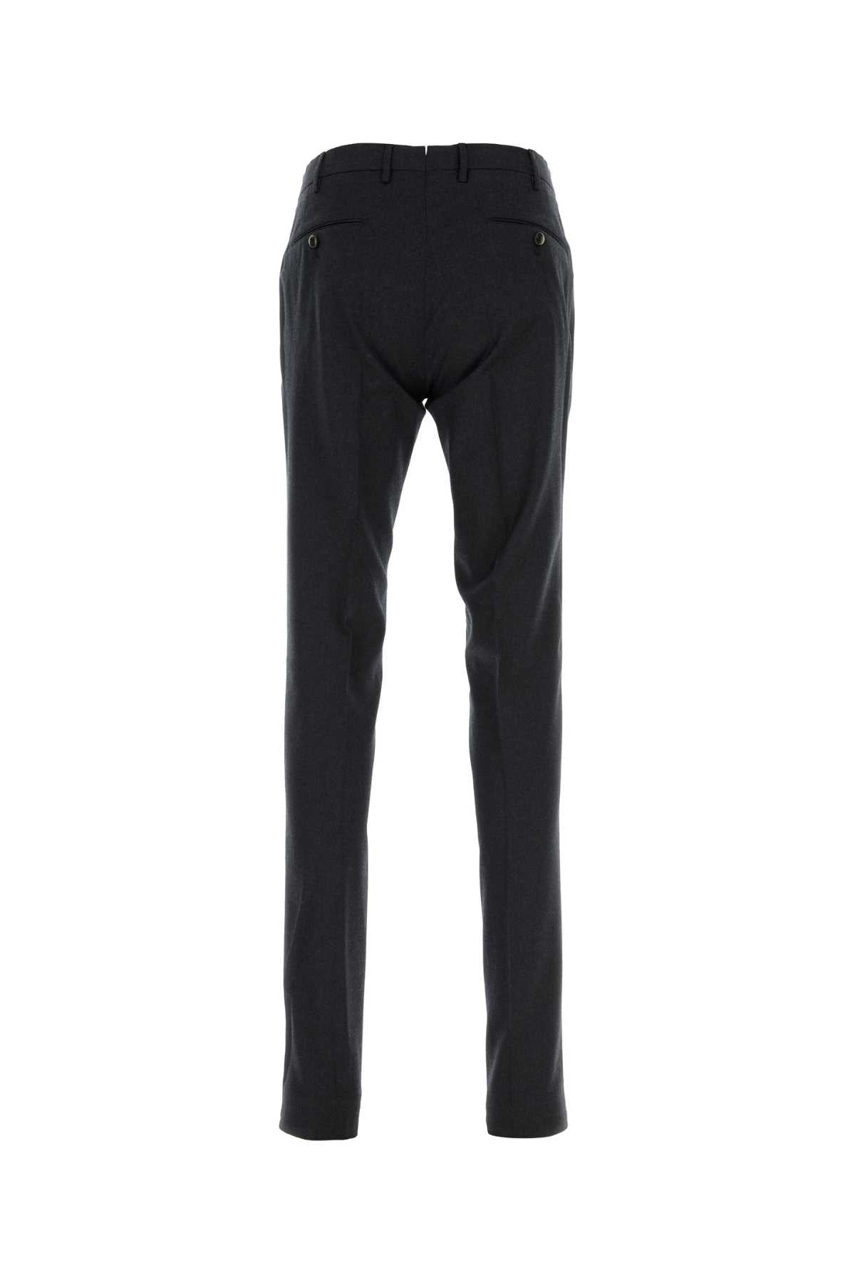 PT TORINO Slate Stretch Virgin Wool Pants for Men