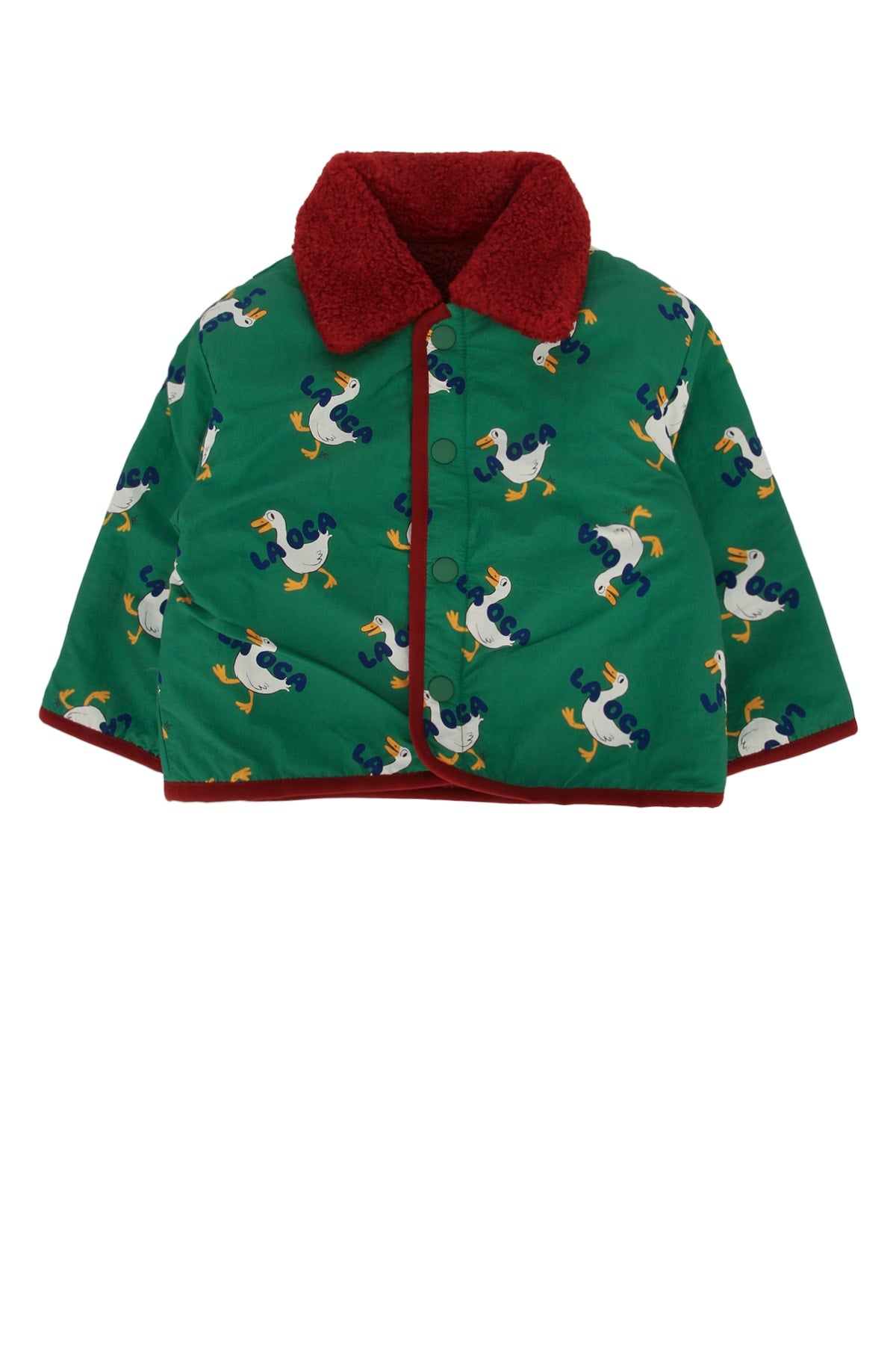 BOBO CHOSES Mini All-Over Reversible Sheepskin Jacket