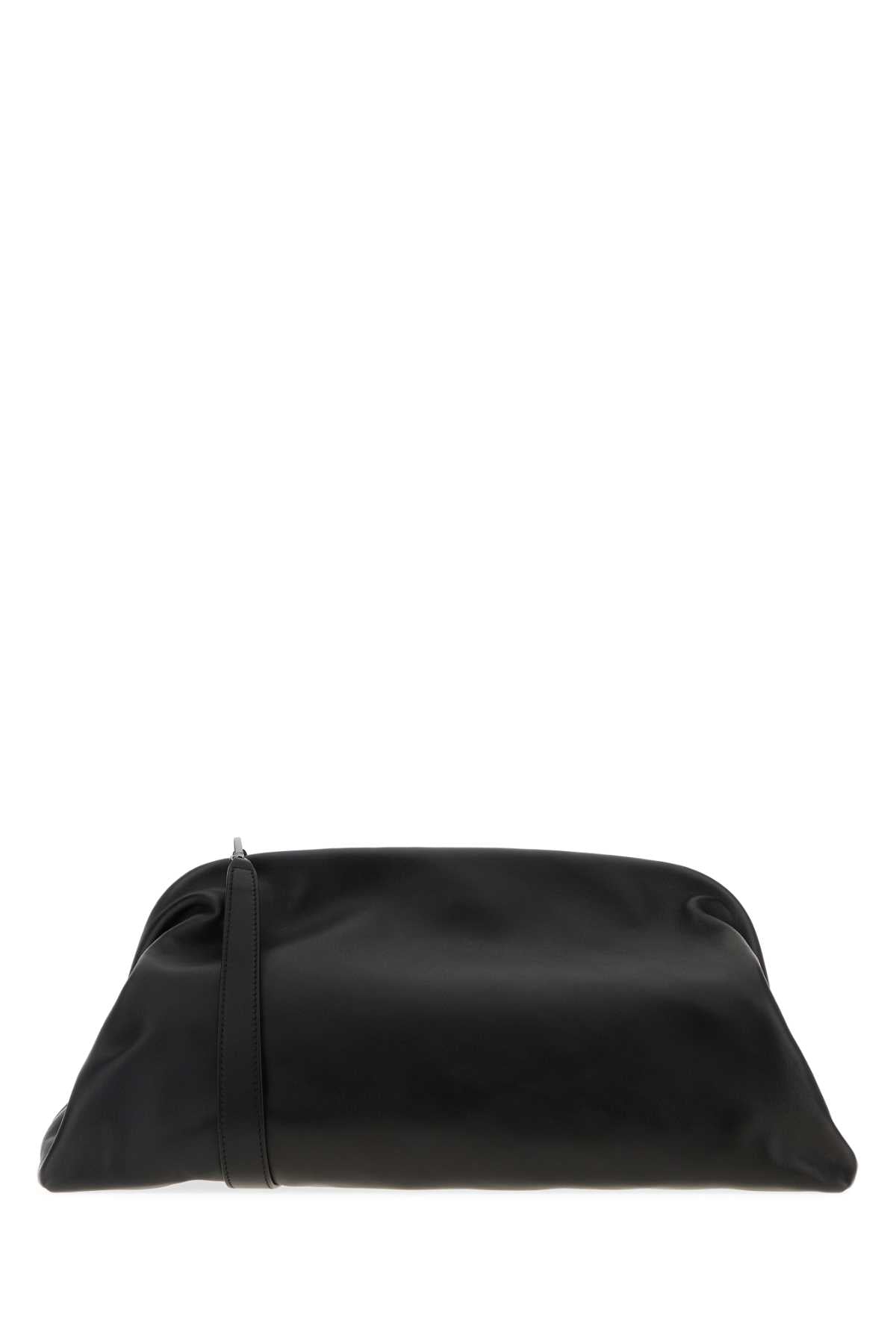 ALBERTA FERRETTI Elegant Nappa Leather Clutch - 47cm x 23cm x 15cm