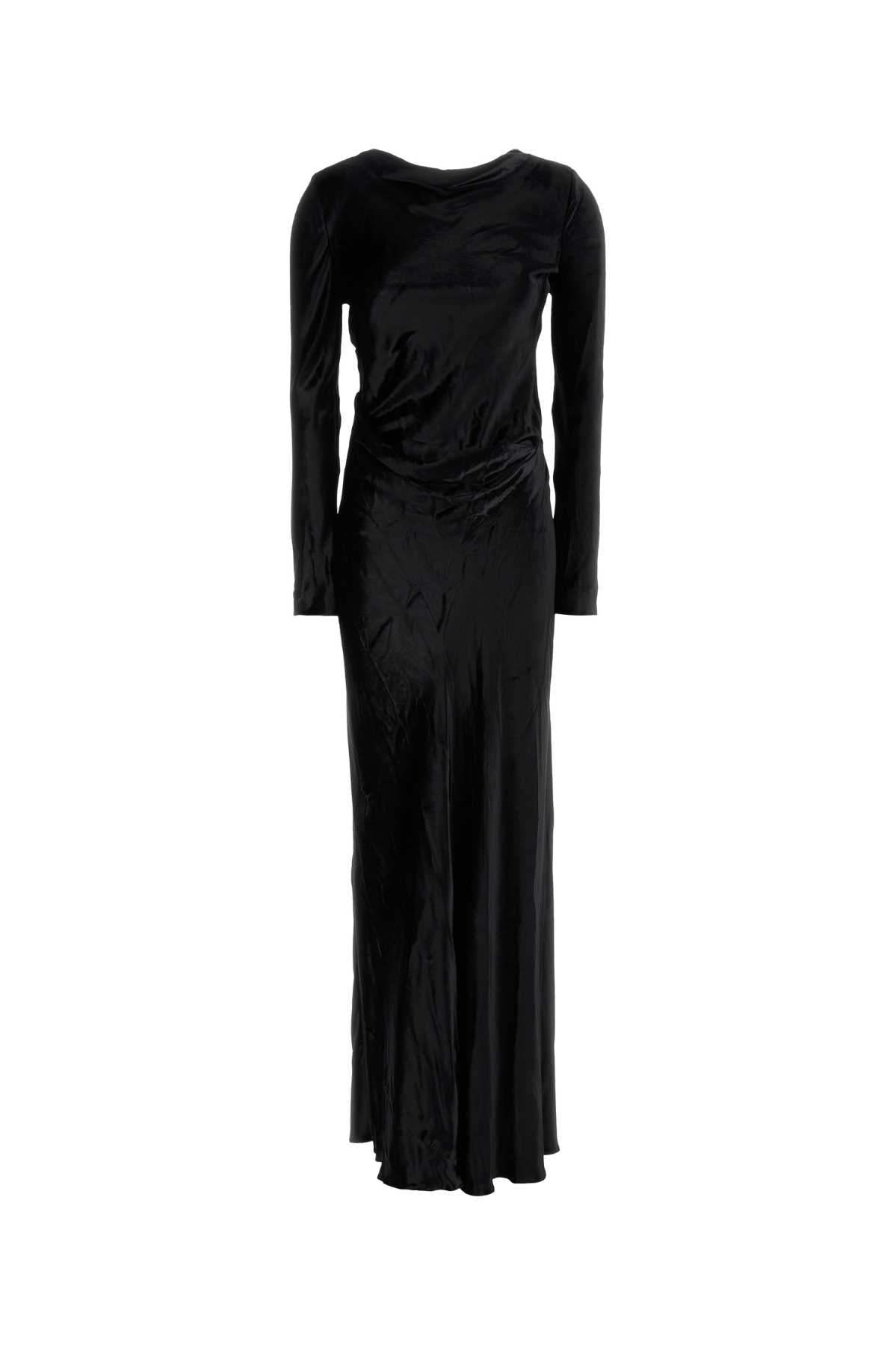 ALBERTA FERRETTI Elegant Long Velvet Dress for Women