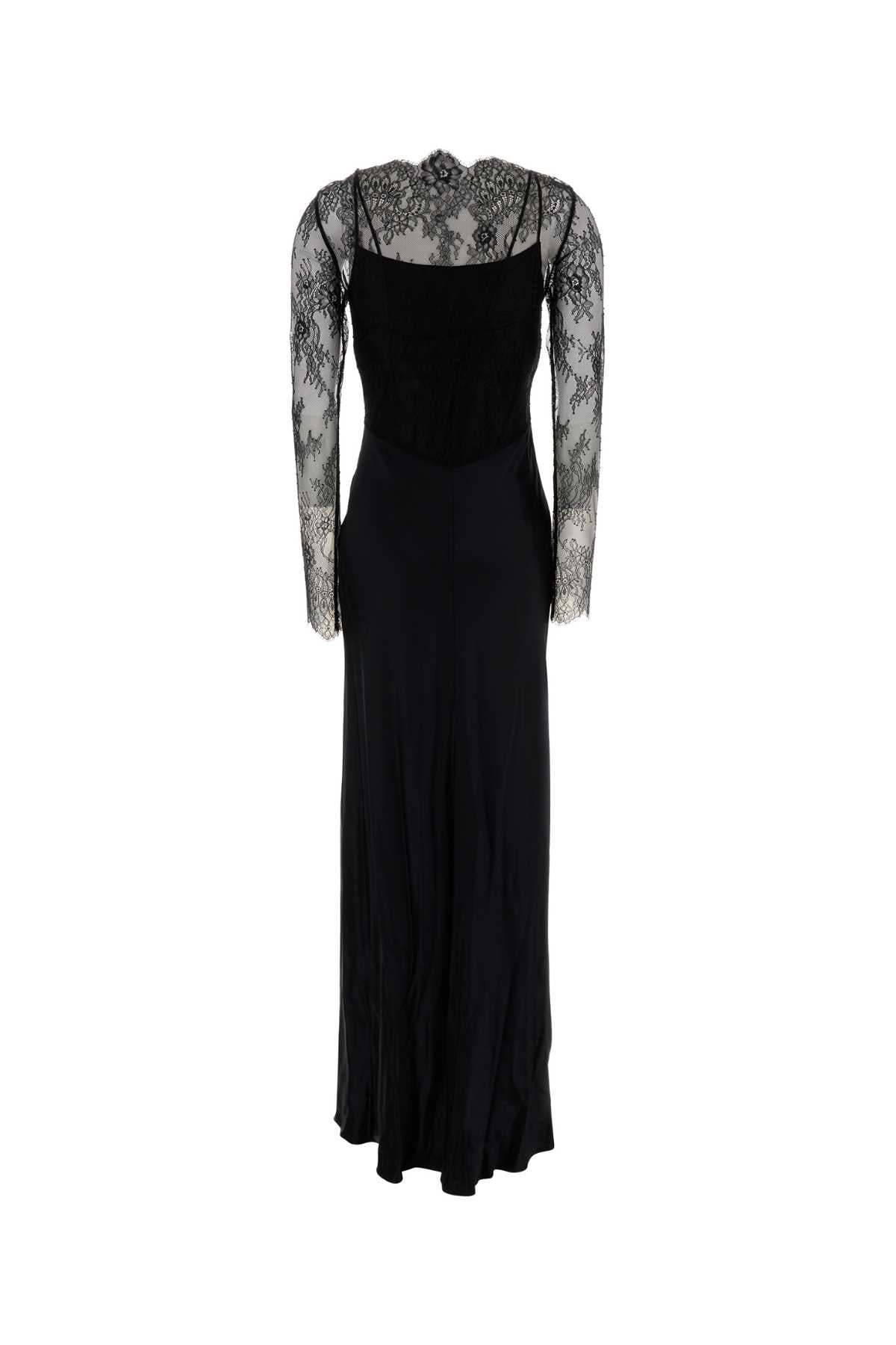 ALBERTA FERRETTI Satin Long Dress for Women - Elegant and Timeless