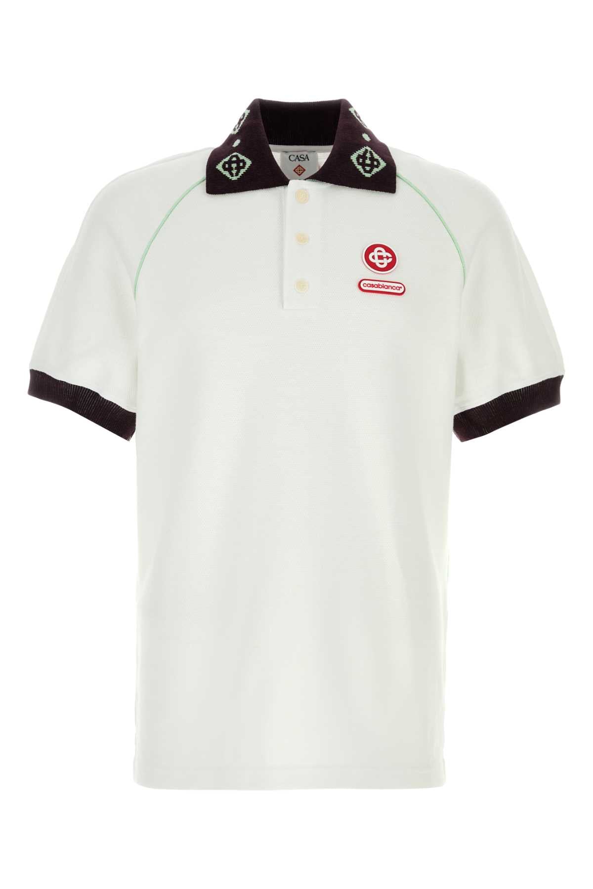 CASABLANCA Classic Piquet Polo Shirt for Men