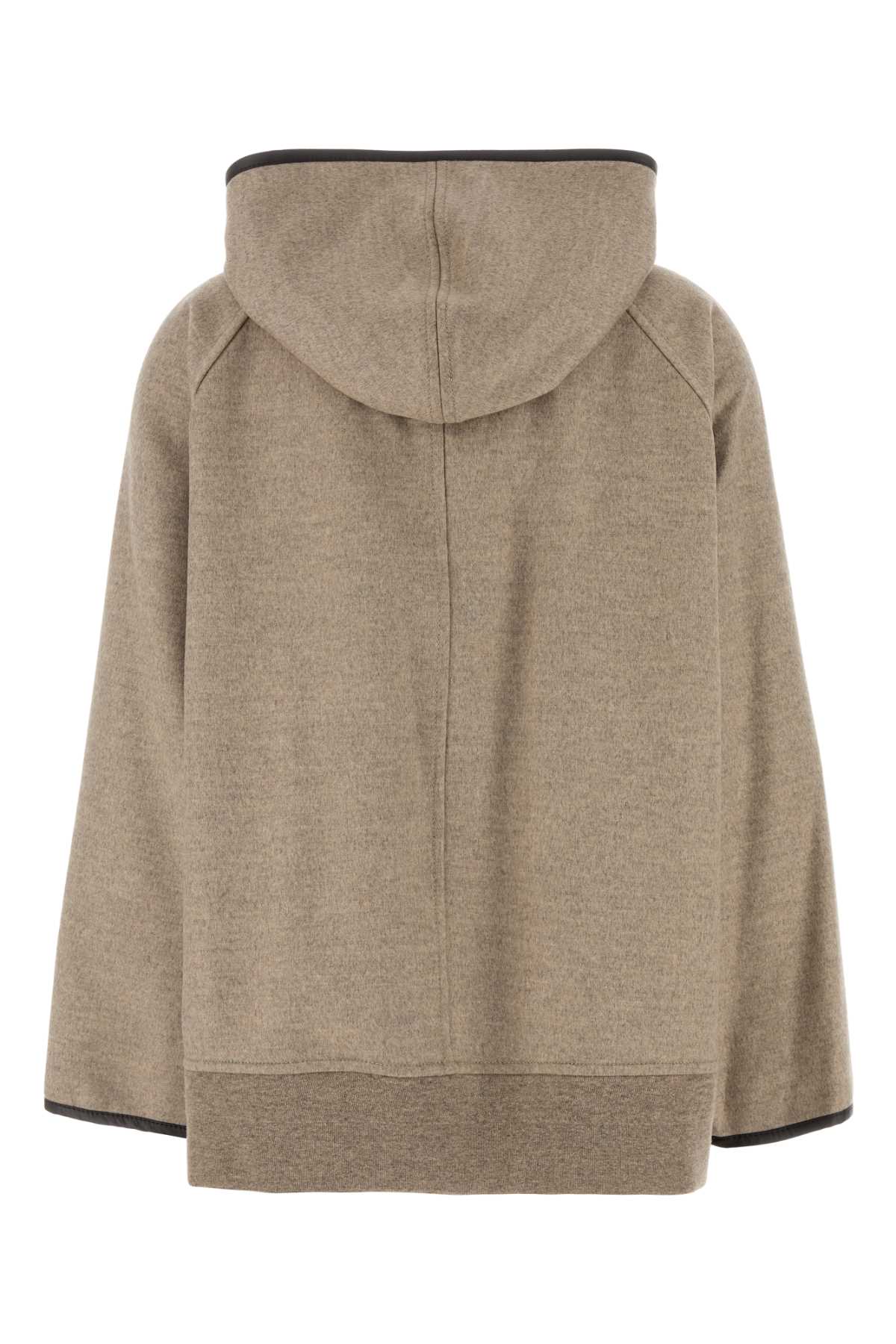 BOTTEGA VENETA Cappuccino Wool Blend Jacket for Women