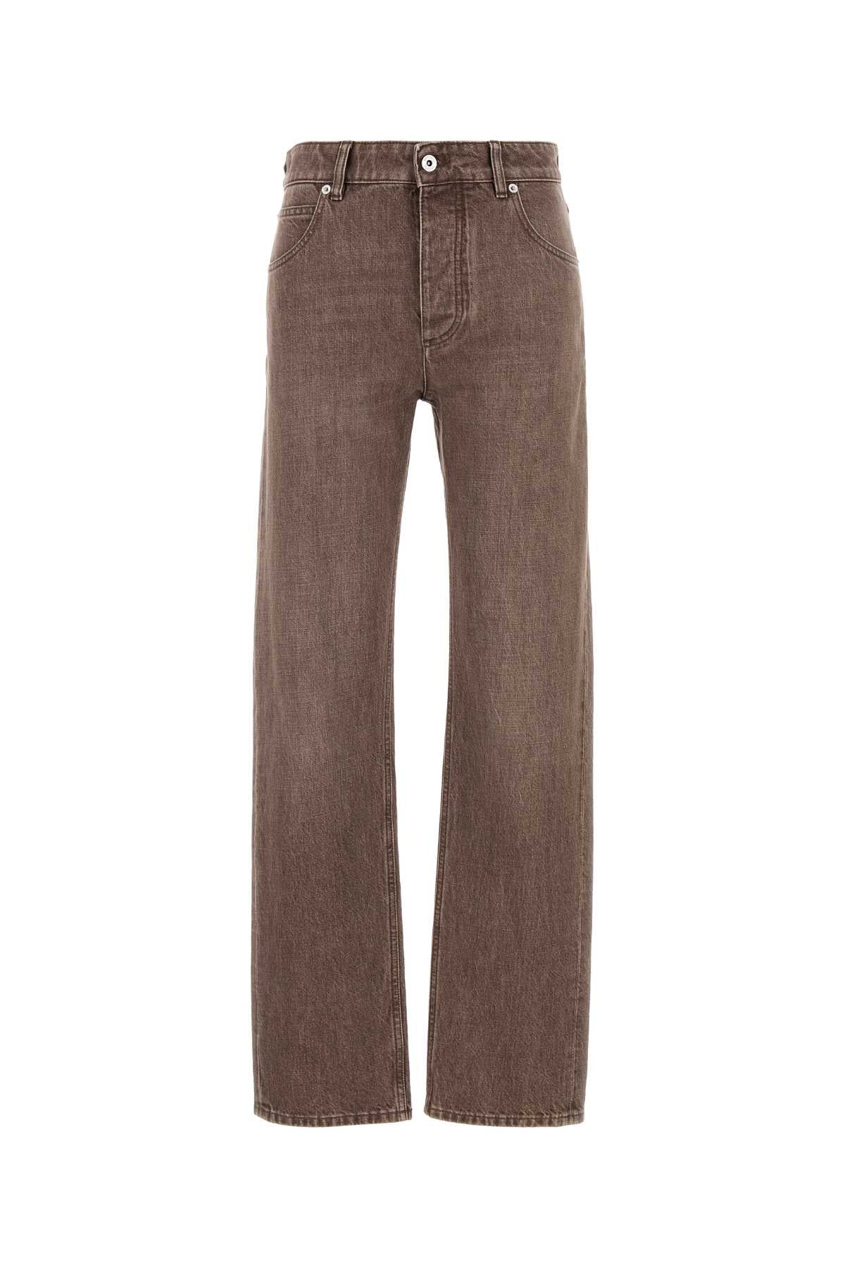 BOTTEGA VENETA Mud Denim Mini Jeans for Women