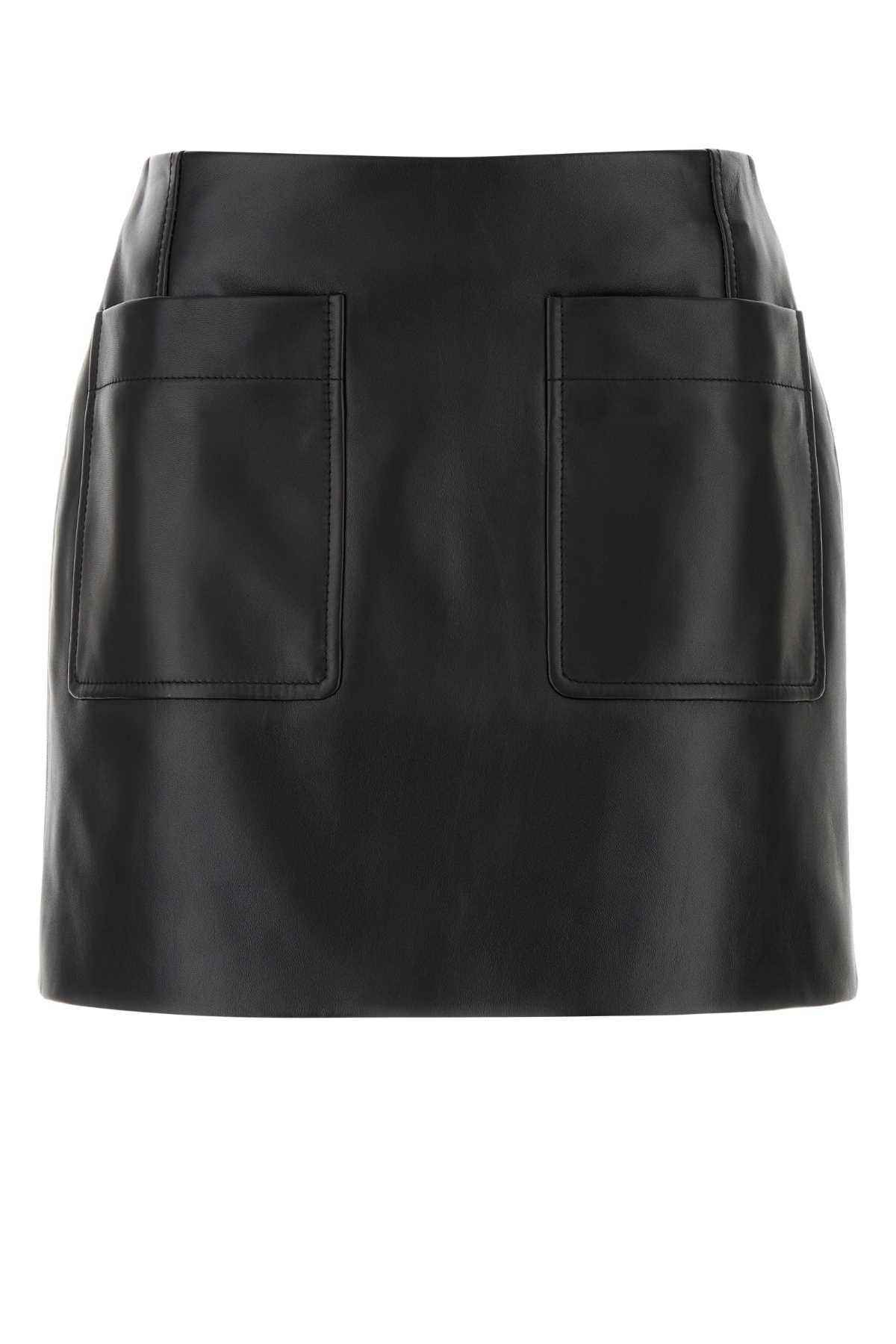 BOTTEGA VENETA Elevated Women's Leather Mini Skirt