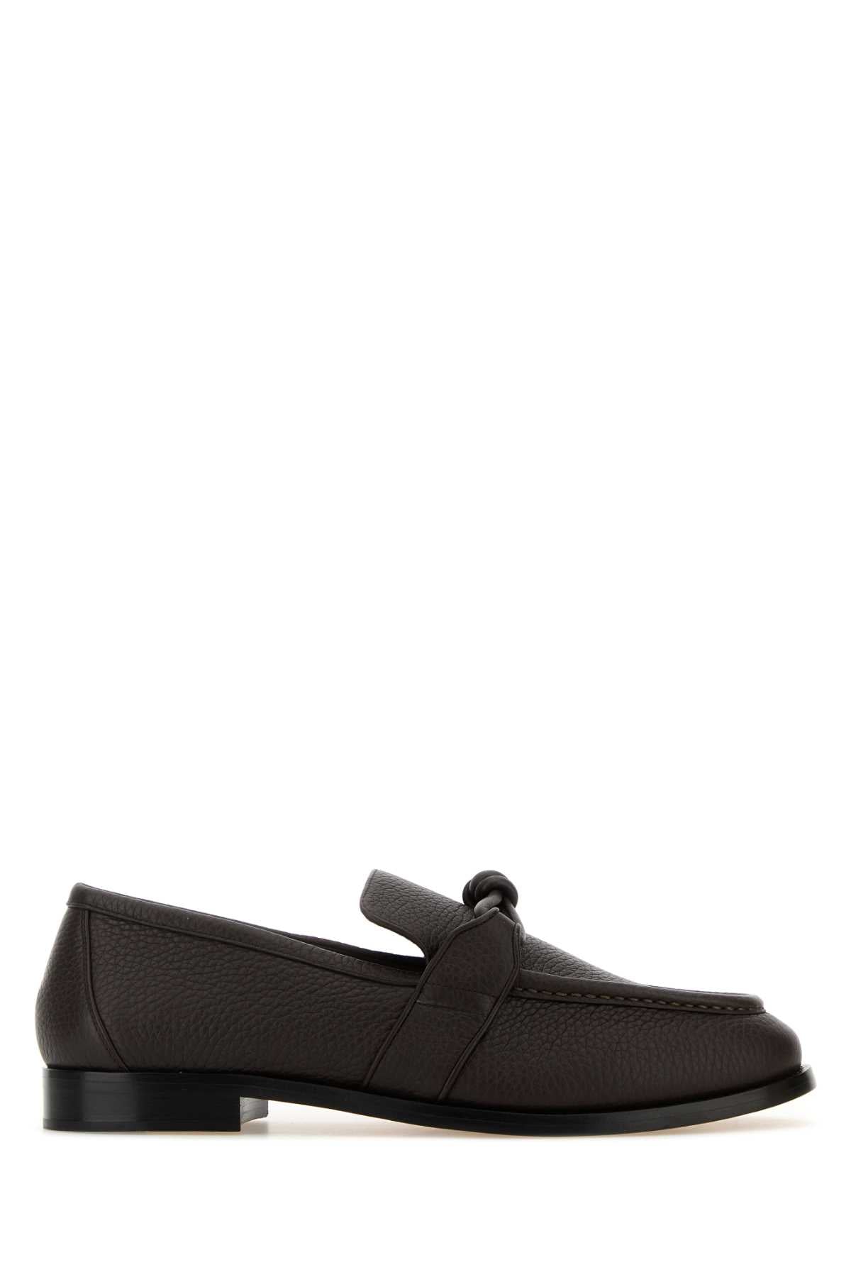 BOTTEGA VENETA Men's Premium Leather Astaire Loafers