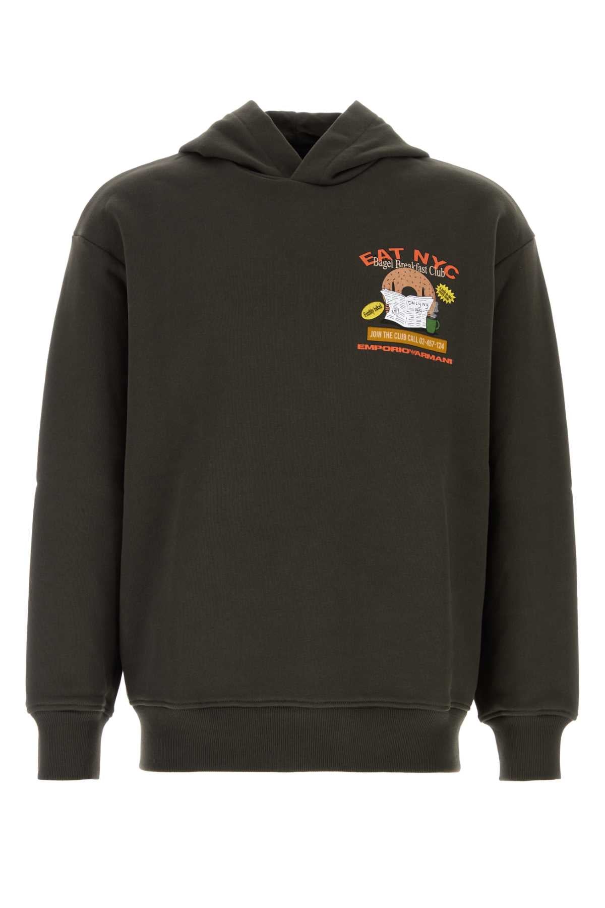 EMPORIO ARMANI Classic Cotton Sweatshirt - Standard Fit