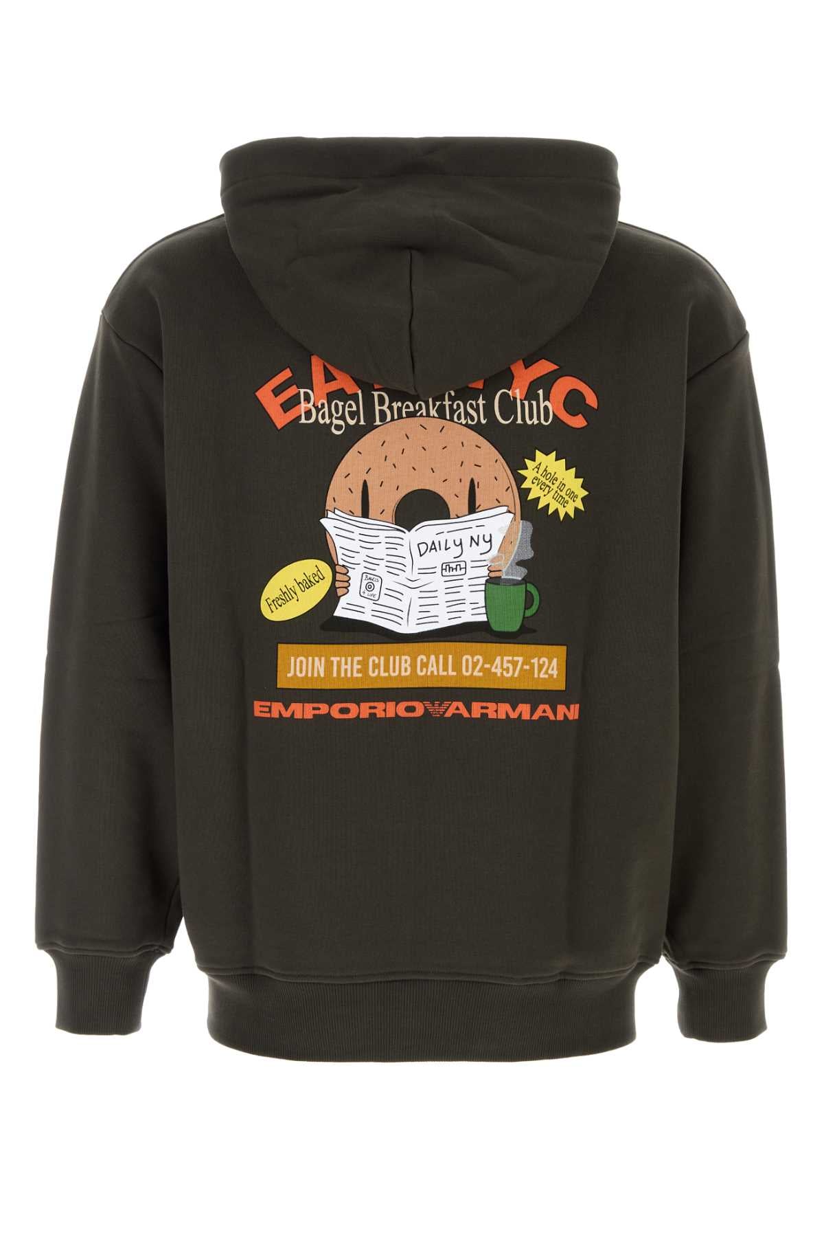 EMPORIO ARMANI Classic Cotton Sweatshirt - Standard Fit