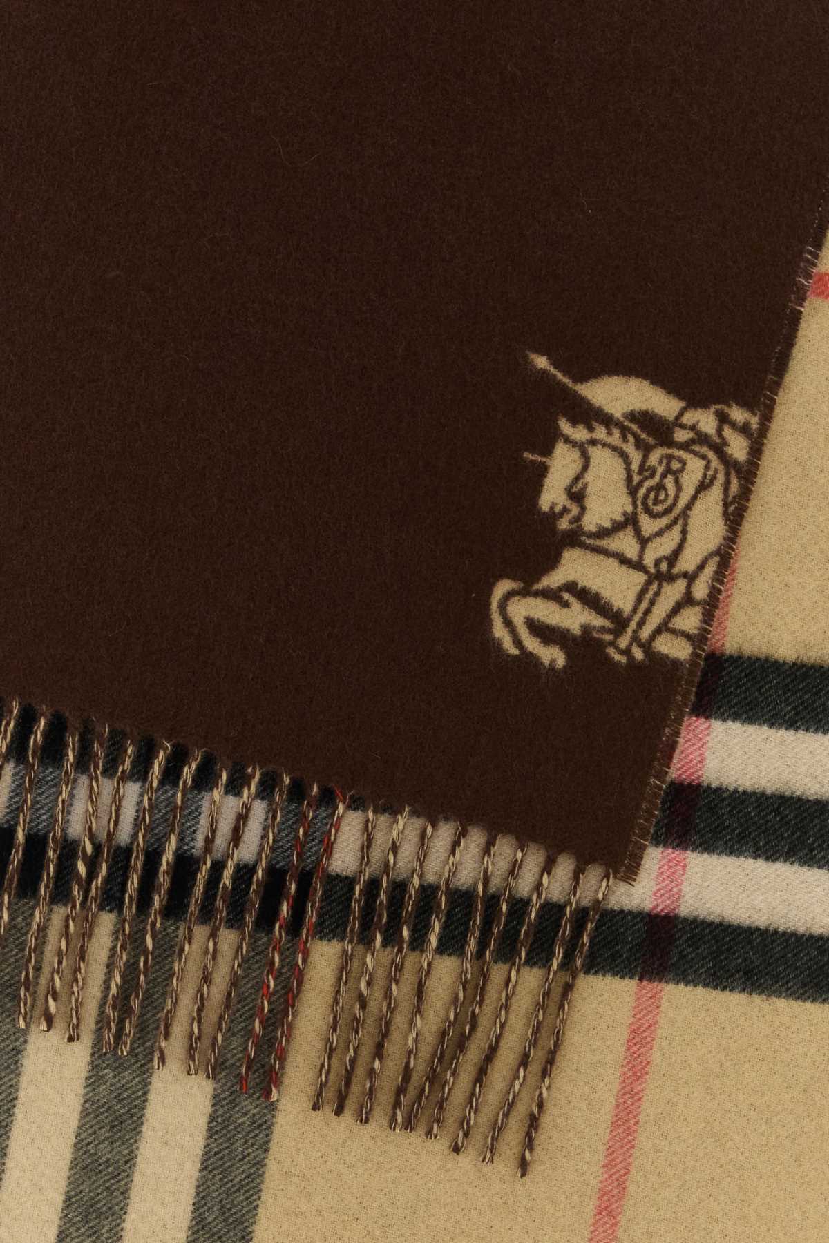 BURBERRY Reversible Cashmere Scarf (210 cm x 50 cm)