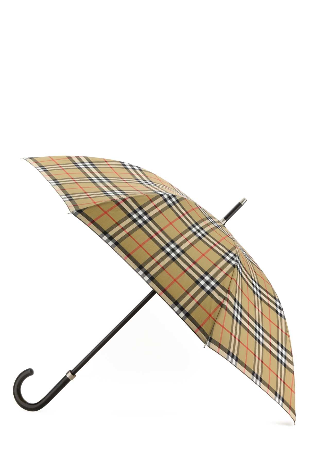 BURBERRY Mini Embroidered Polyester Blend Umbrella