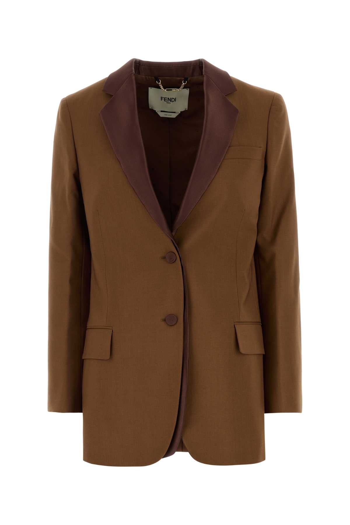 FENDI Wool Blend Blazer for Women