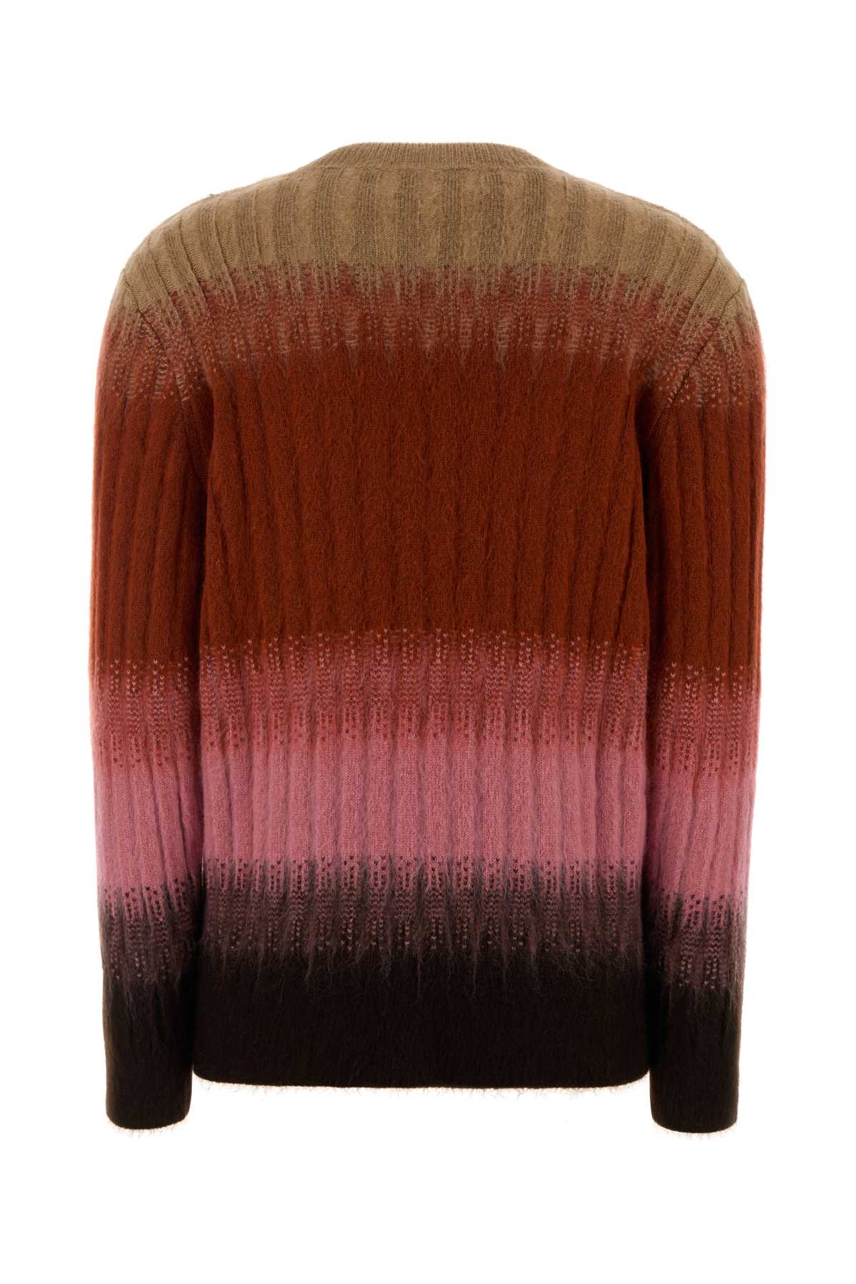 FENDI Multicolor Mohair Blend Sweater - Women's Fashion for FW25