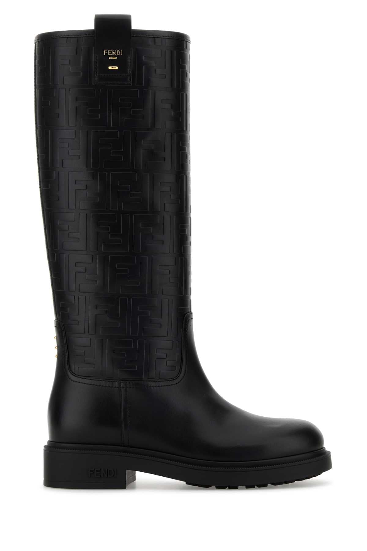 FENDI Elegant Leather Filo Boots for Women