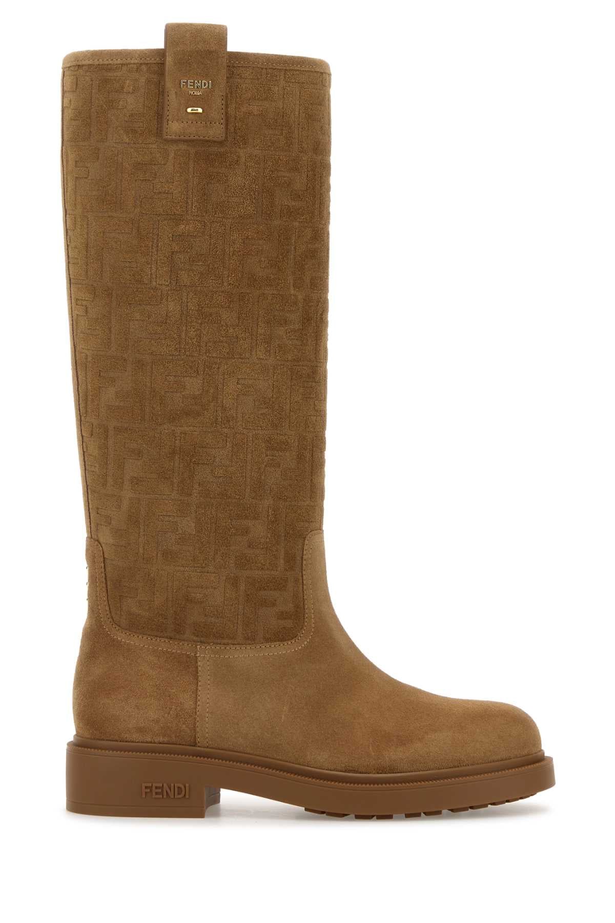 FENDI Suede Filo Boots for Women