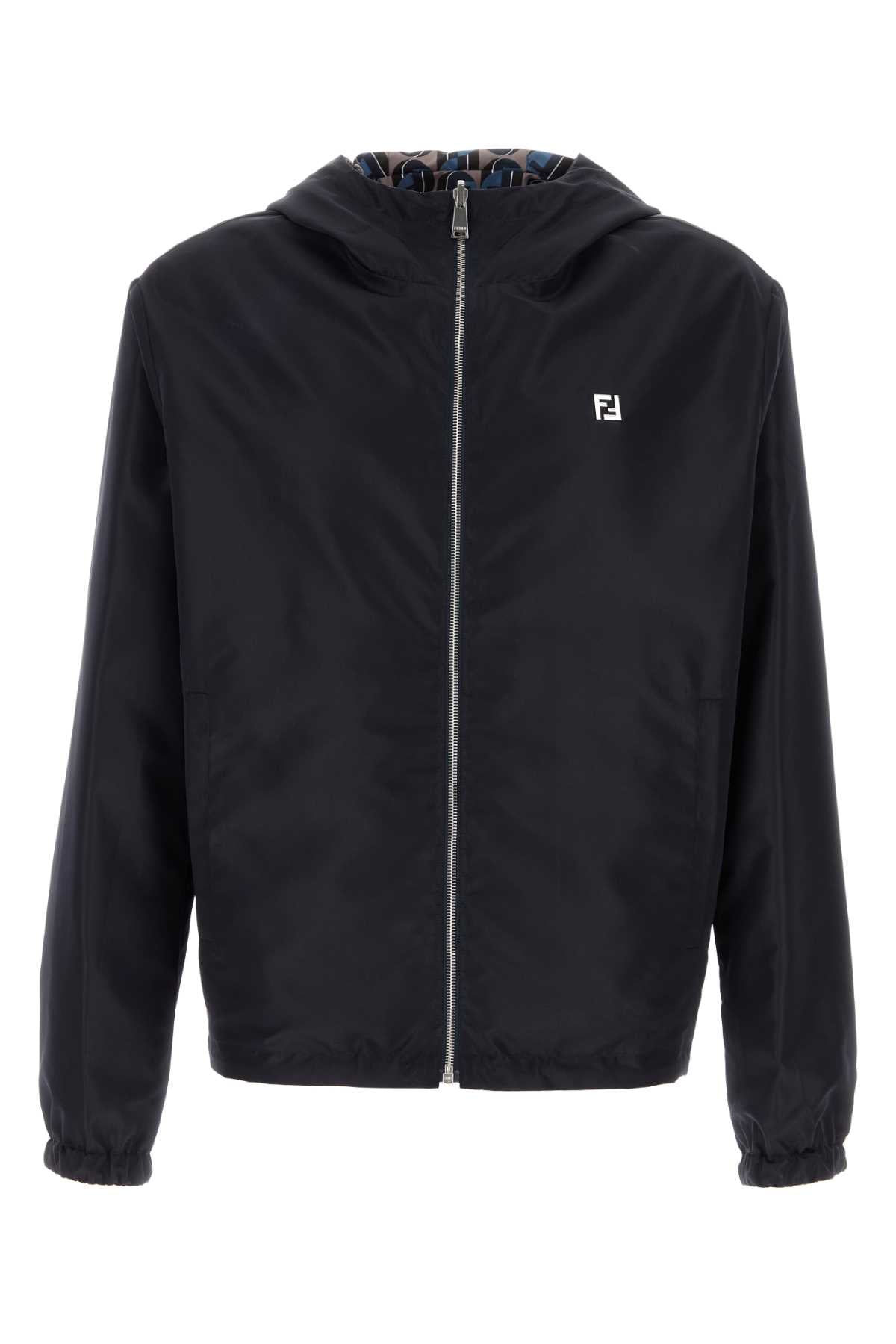 FENDI Reversible Polyester Windbreaker for Men