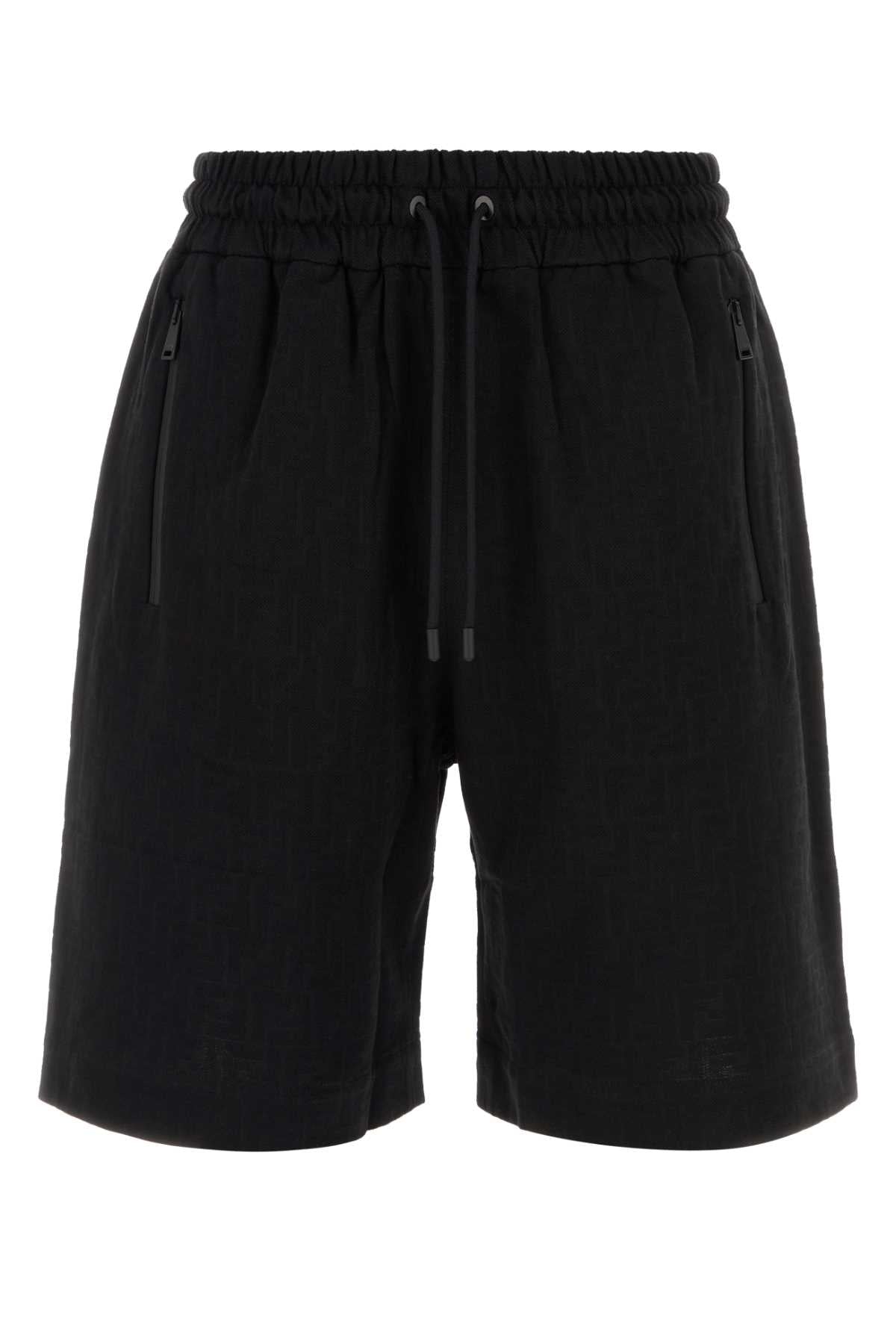FENDI Classic Piquet Bermuda Shorts for Men
