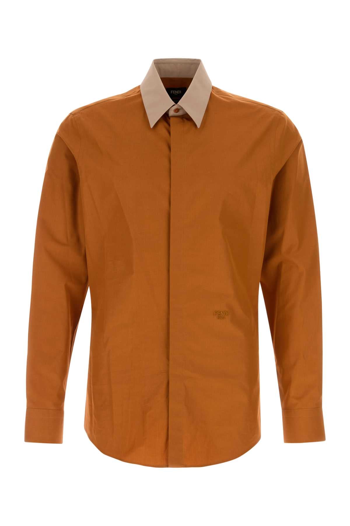 FENDI Classic Poplin Shirt for Men - 25W Collection