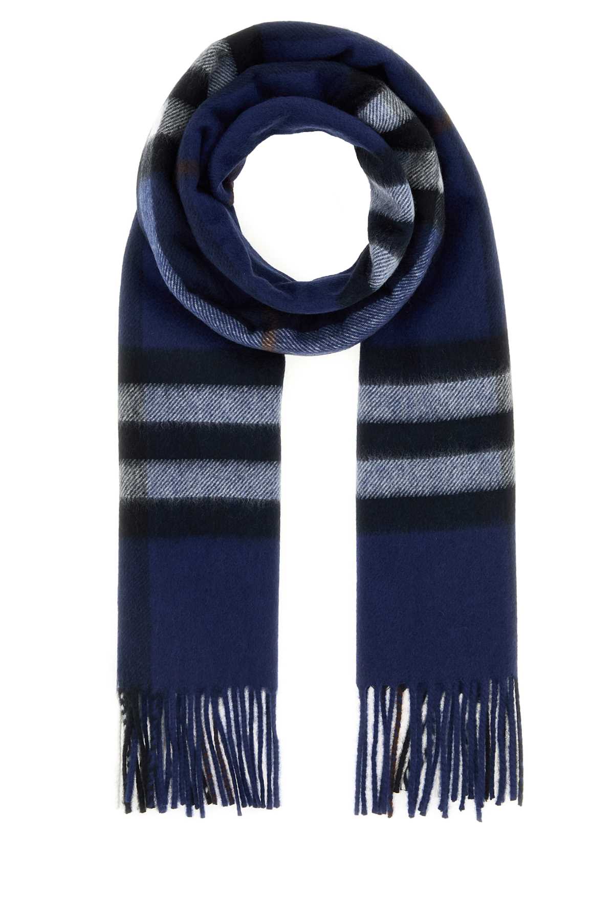 BURBERRY Embroidered Cashmere Scarf - 168 cm x 38 cm