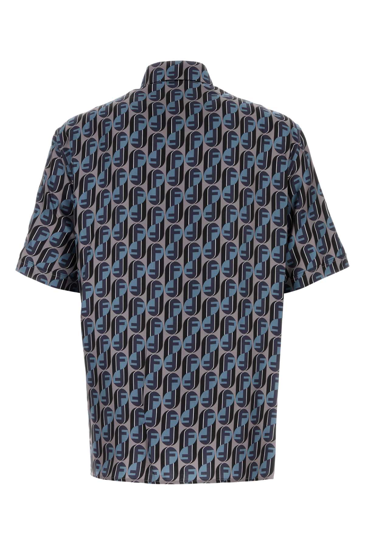 FENDI Printed Silk Shirt for Men