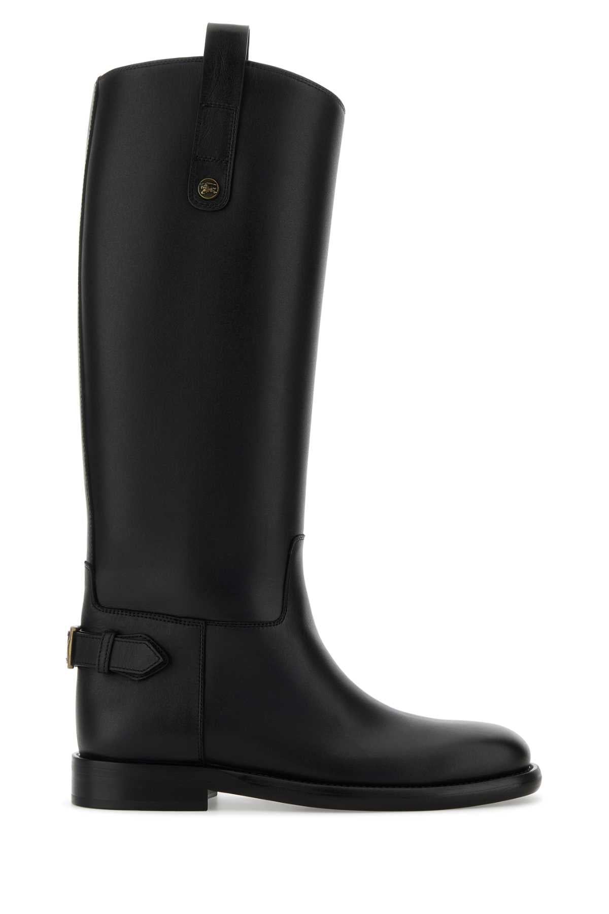 BURBERRY Chic Cavalier Mini Leather Boots for Women