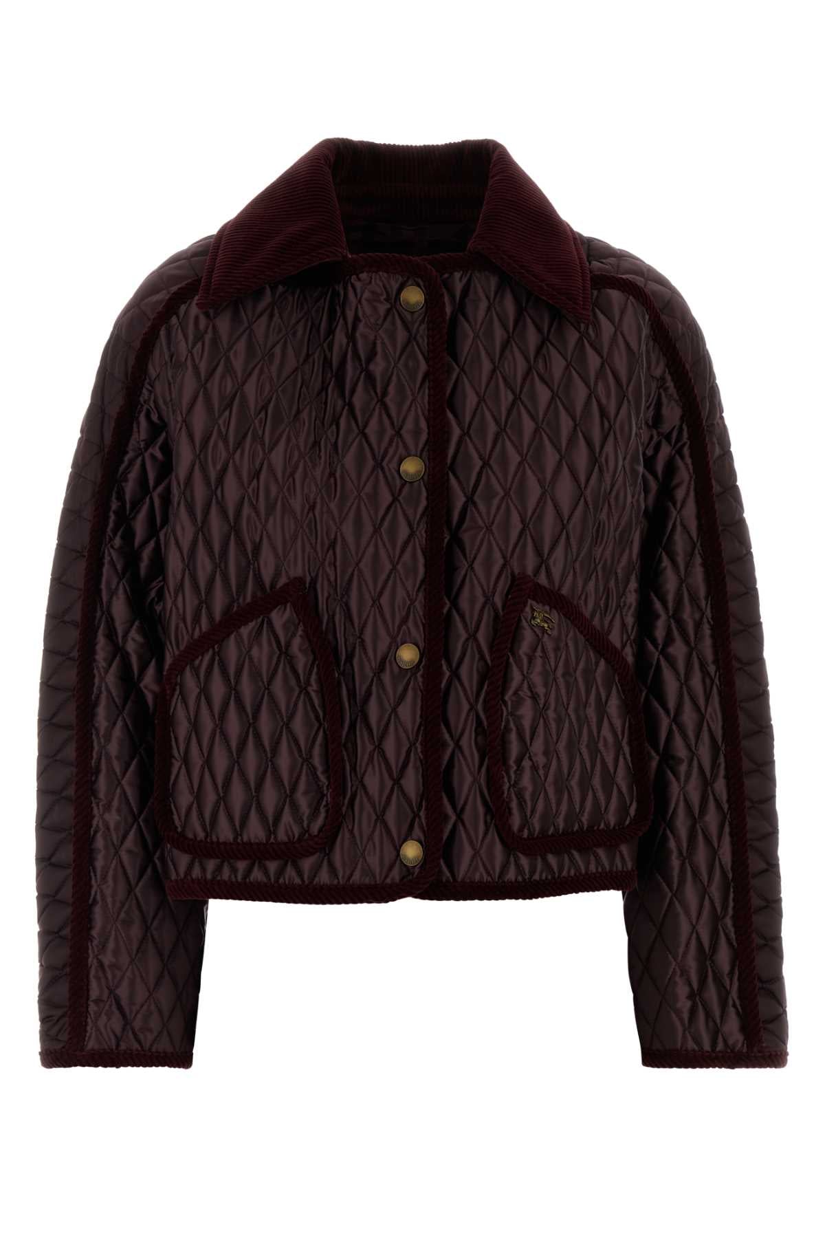 BURBERRY Stylish Women's Mini Nylon Jacket