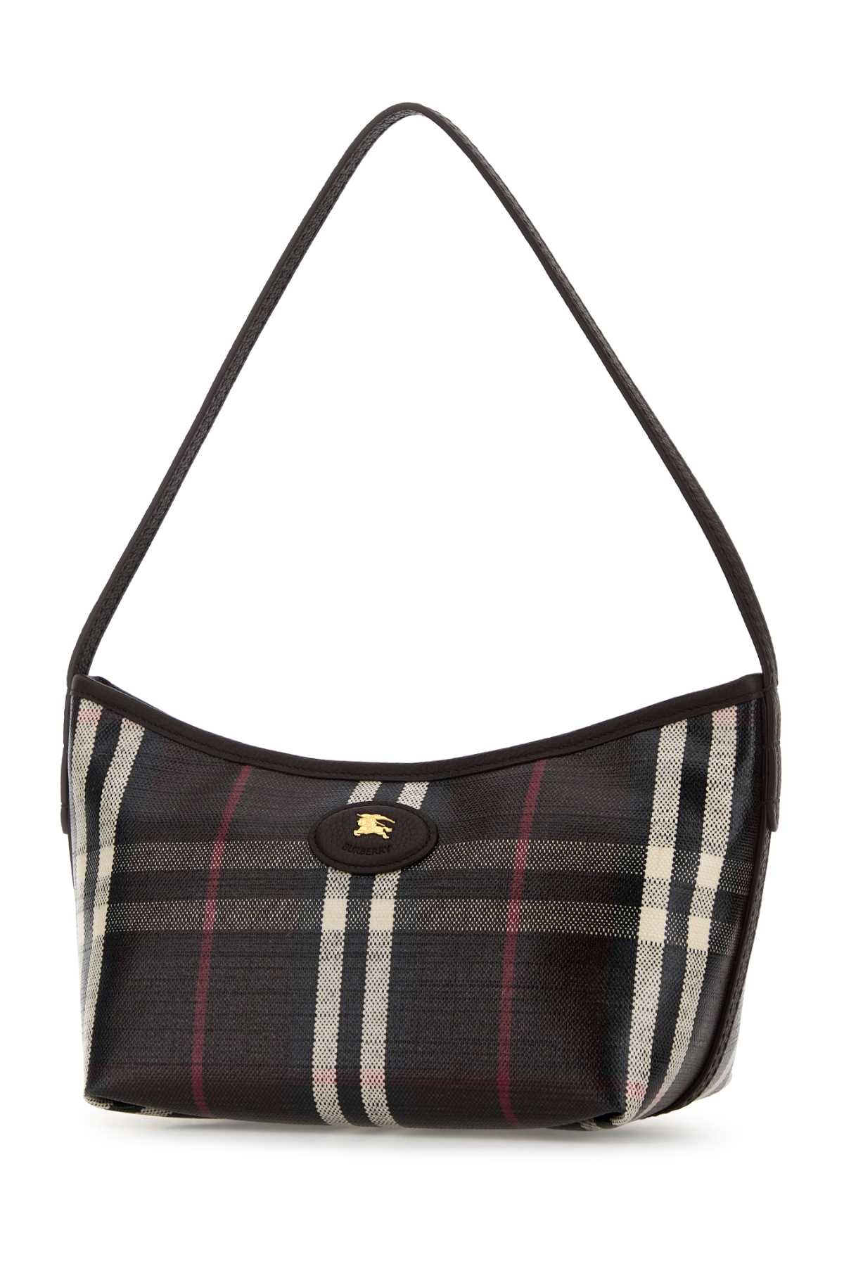 BURBERRY Mini Printed Canvas Highlands Shoulder Handbag