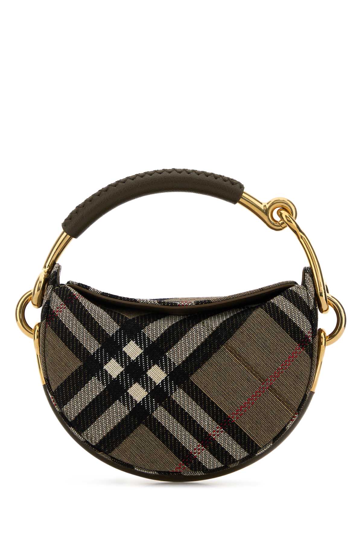 BURBERRY Embroidered Fabric Bridle Handbag - 19cm x 12cm x 5cm