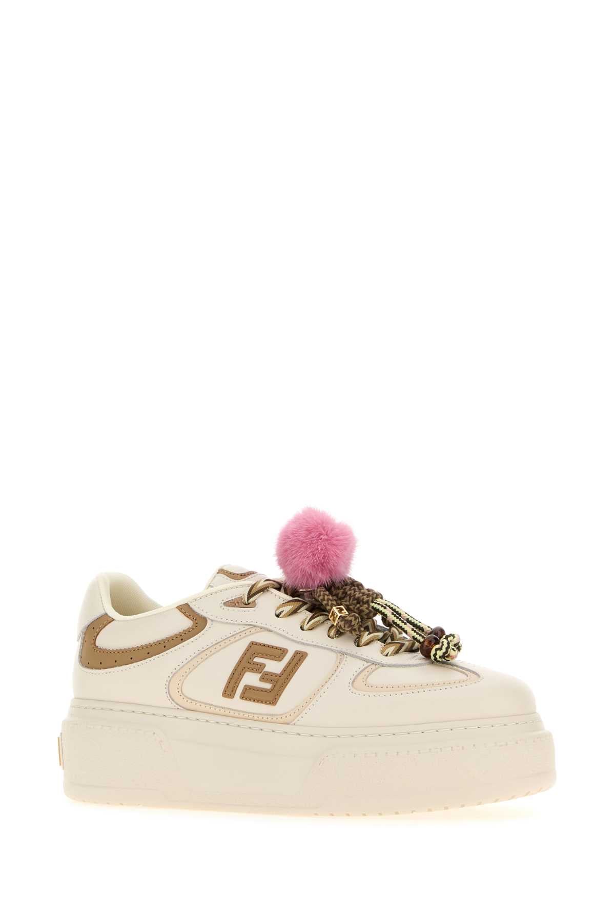 FENDI Multicolor Leather Match Sneaker - 5 cm Platform