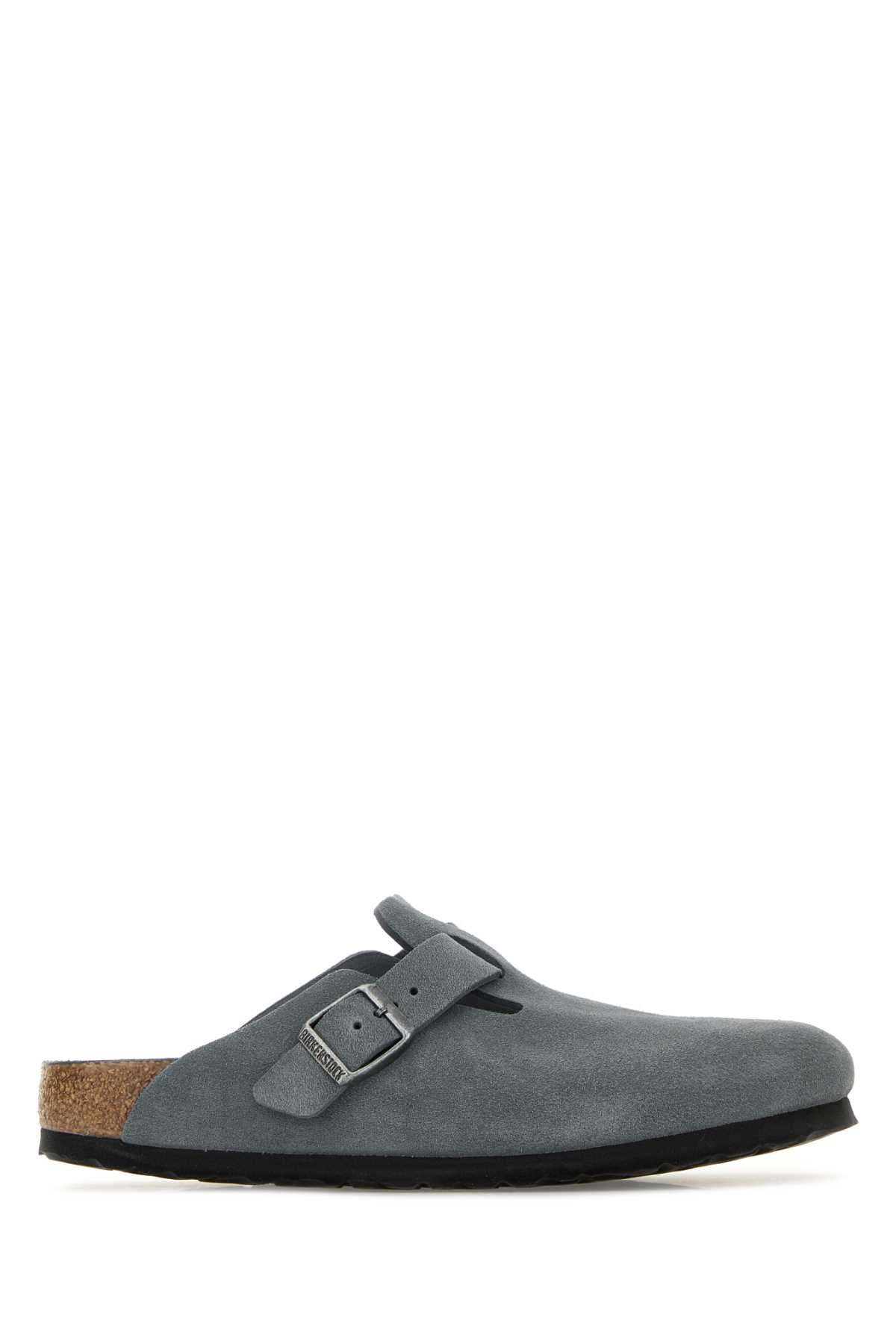 BIRKENSTOCK Suede Boston Slippers - Unisex