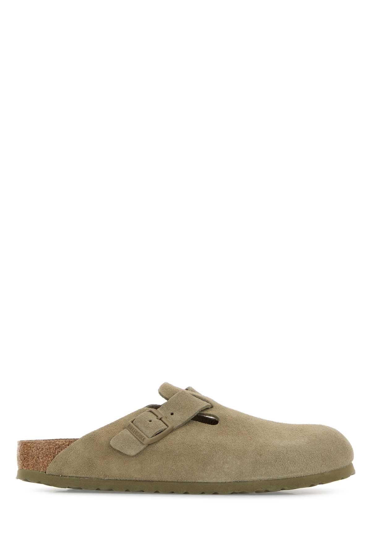 BIRKENSTOCK Suede Boston Slippers